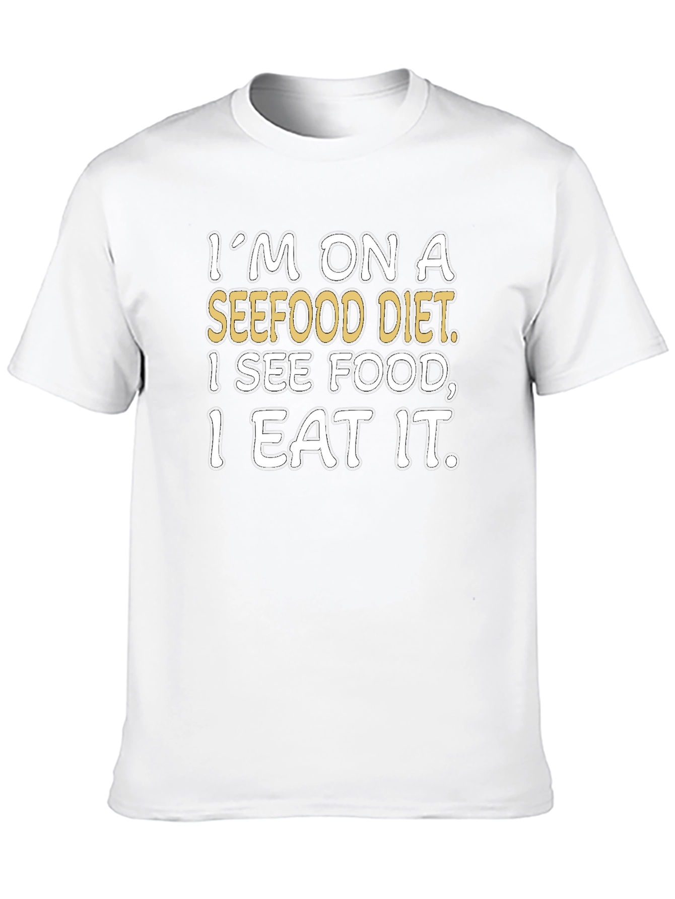 Seefood Diet T-Shirt - Funny Foodie Tee