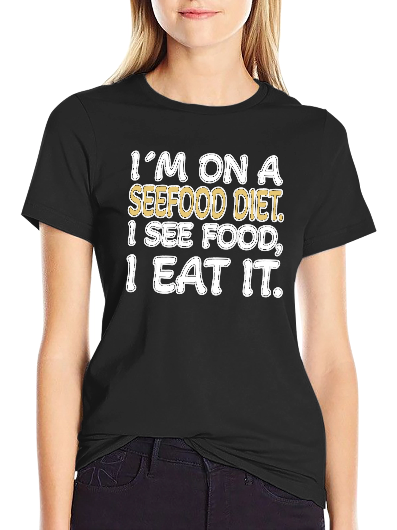 Seefood Diet T-Shirt - Funny Foodie Tee