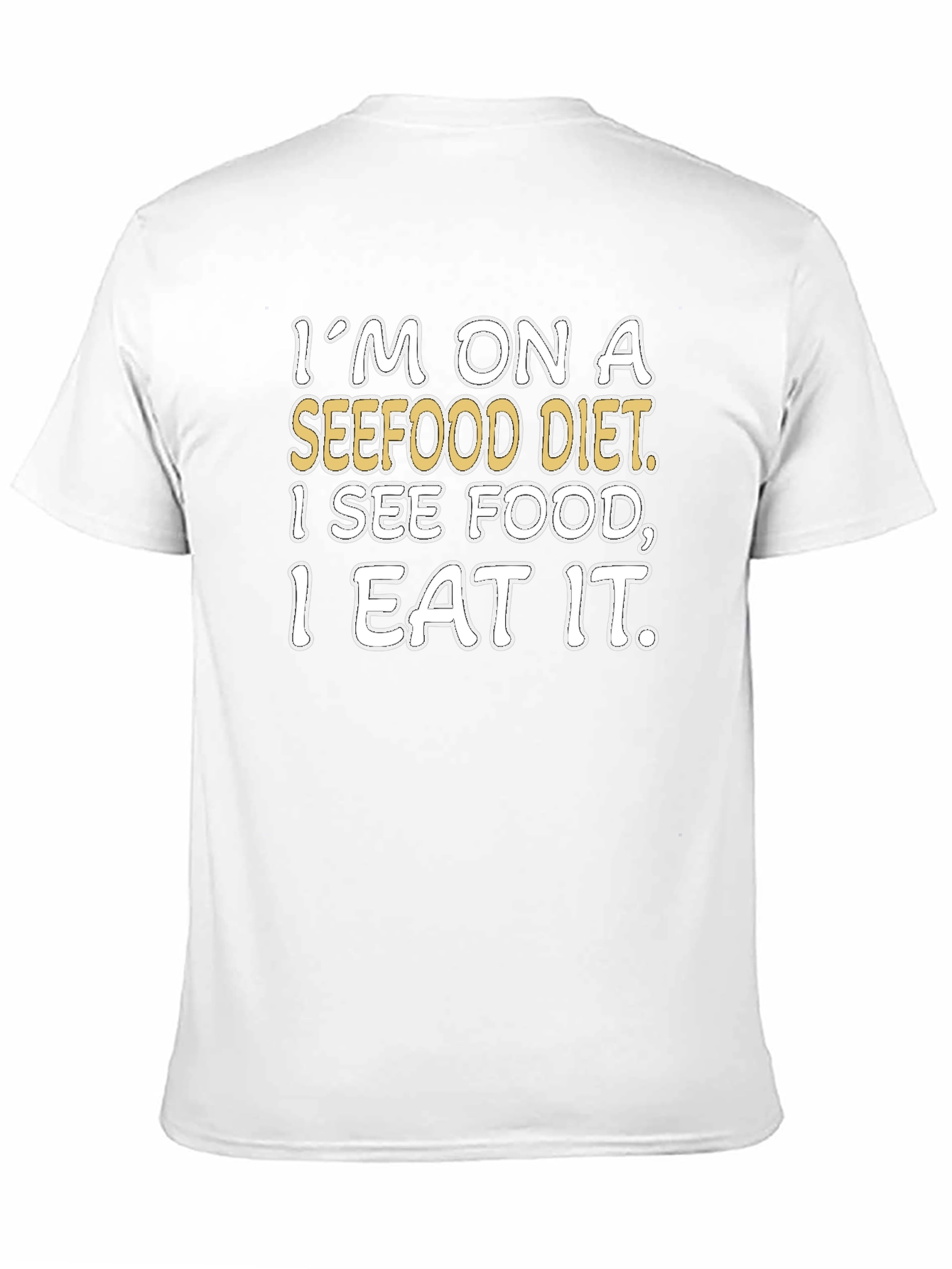 Seefood Diet T-Shirt - Funny Foodie Tee