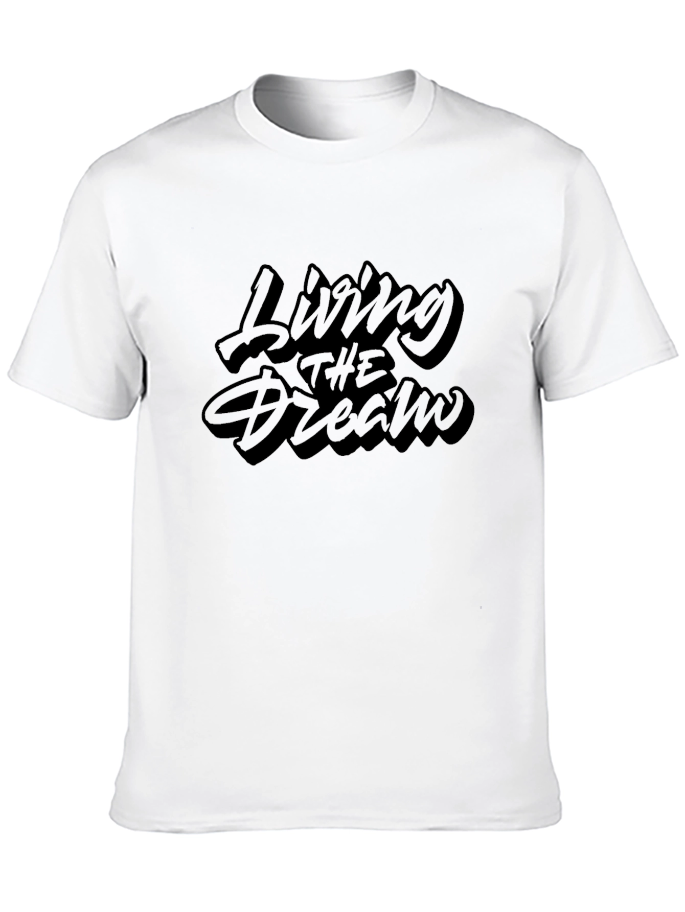 Living the Dream Black Graphic Tee
