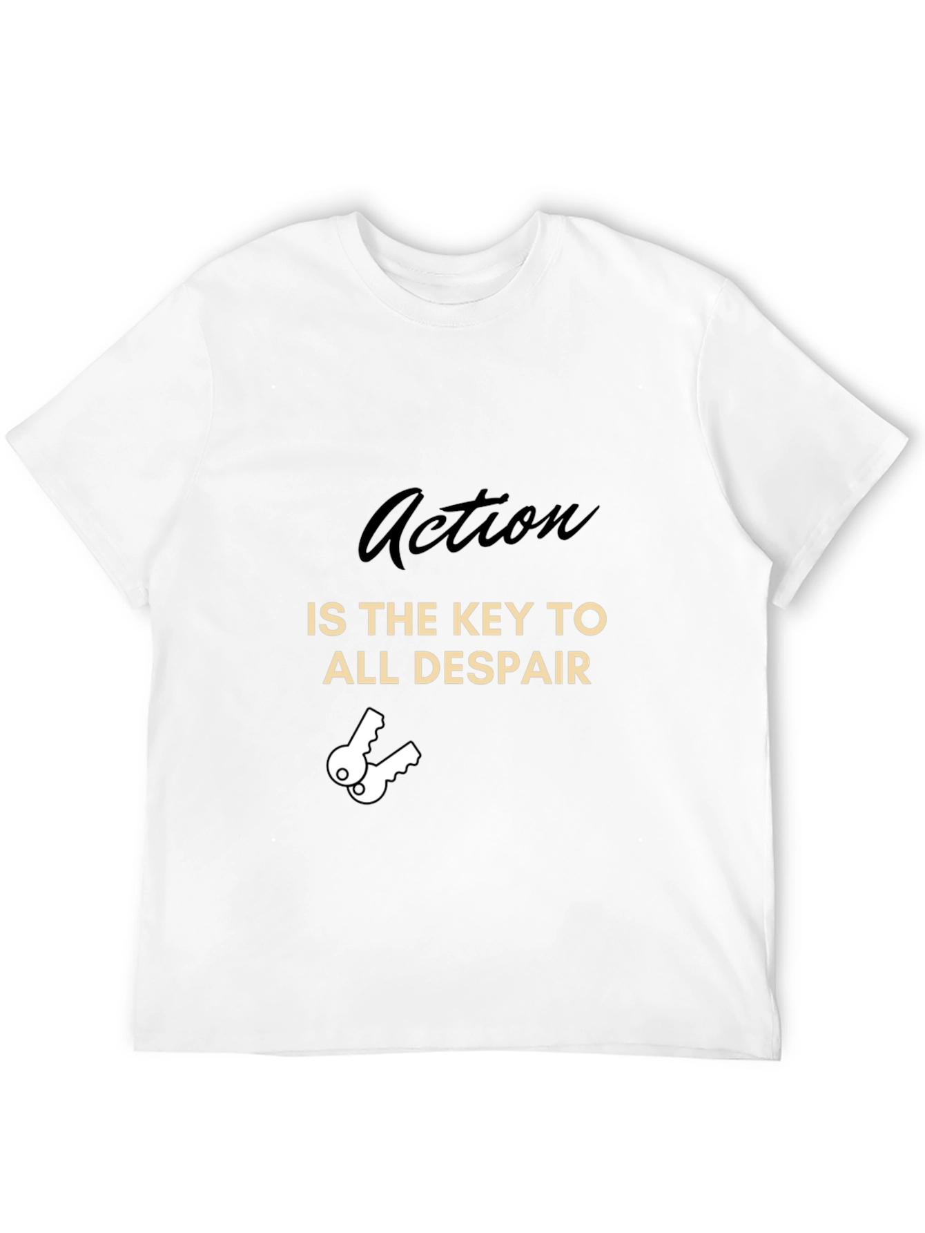 Action is the Key Graphic T-Shirt