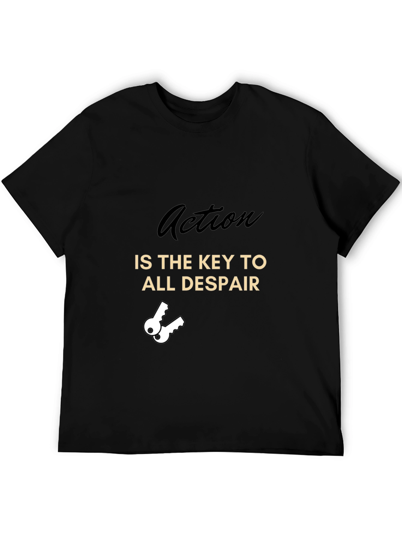 Action is the Key Graphic T-Shirt