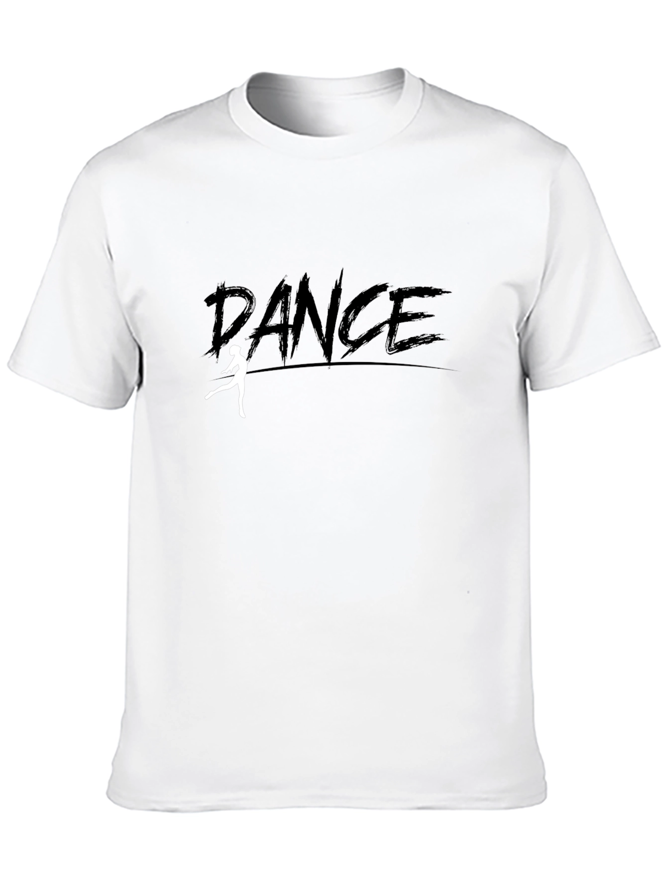 Dance Graphic Tee - Black Cotton T-Shirt