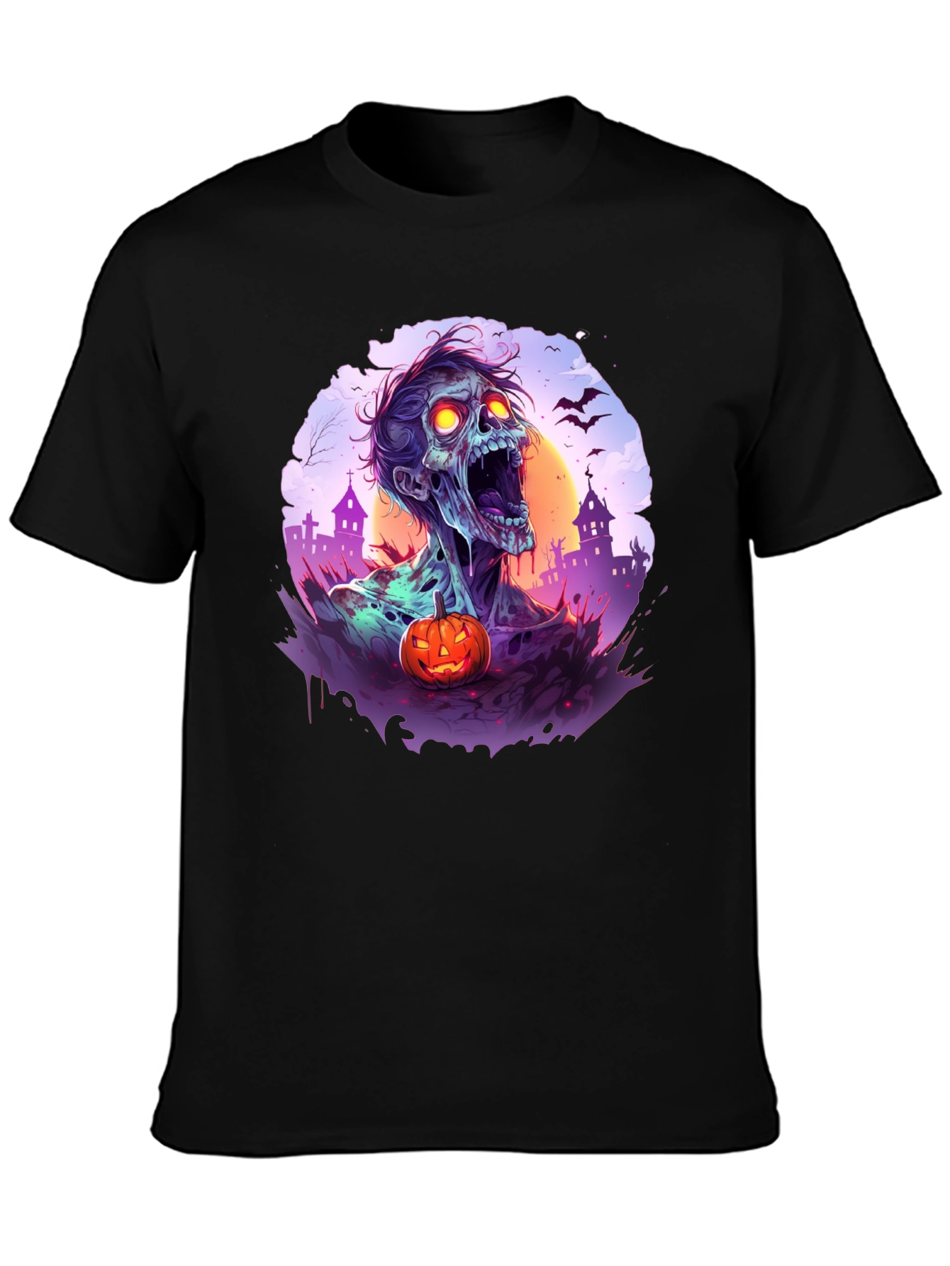 Zombie Halloween T-Shirt - Spooky Season Apparel
