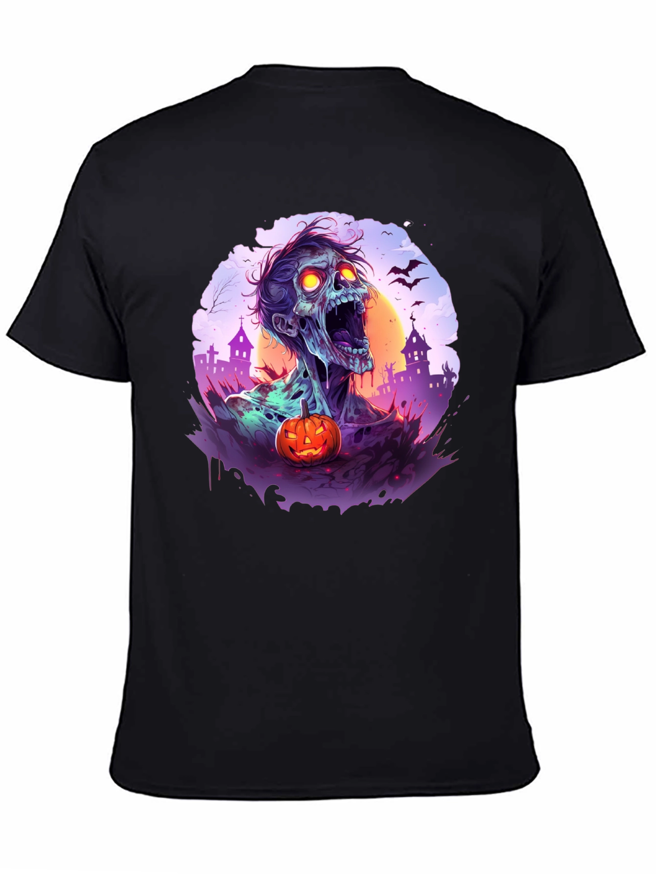 Zombie Halloween T-Shirt - Spooky Season Apparel