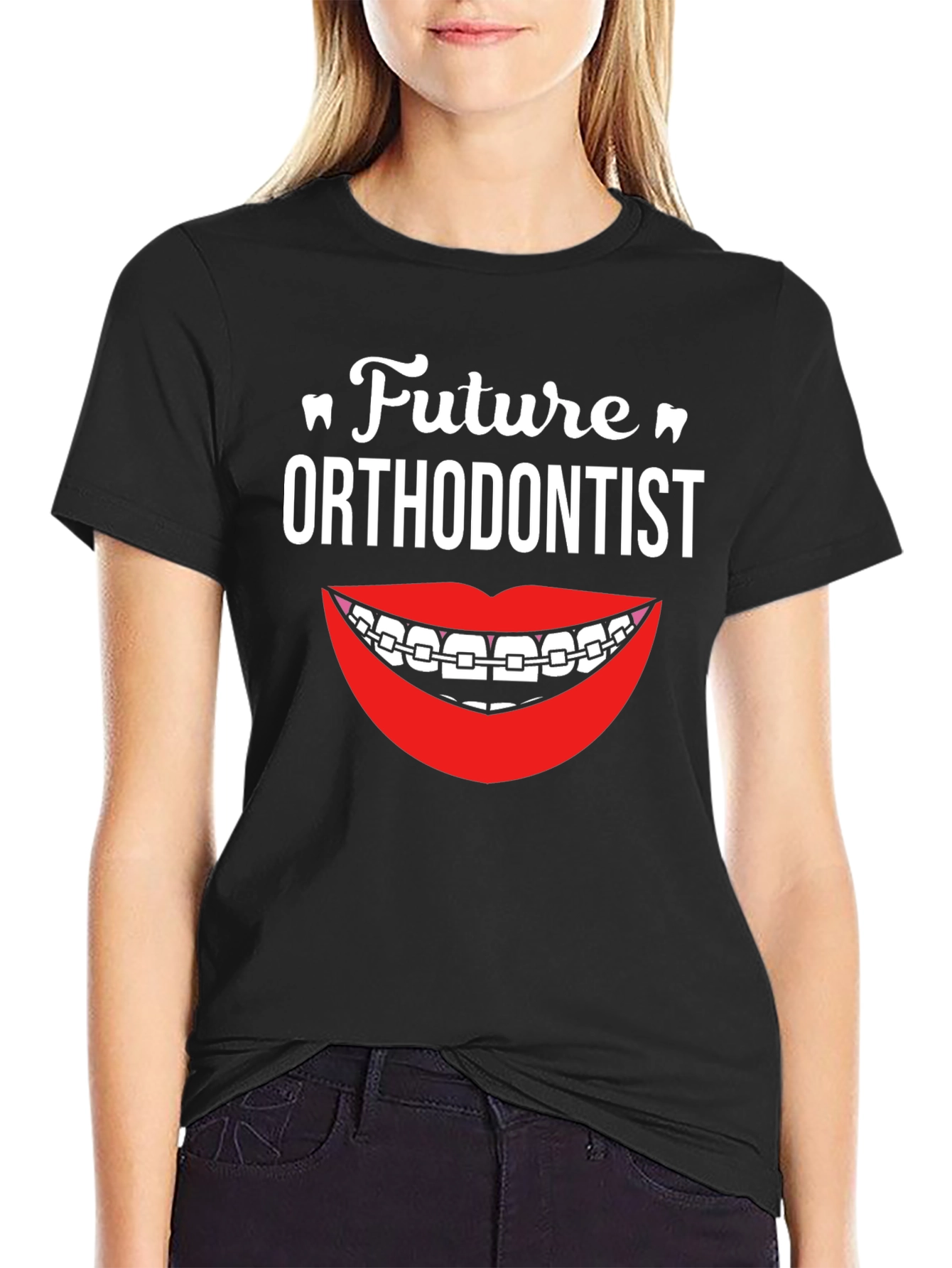 Future Orthodontist T-Shirt - Braces Smile Design