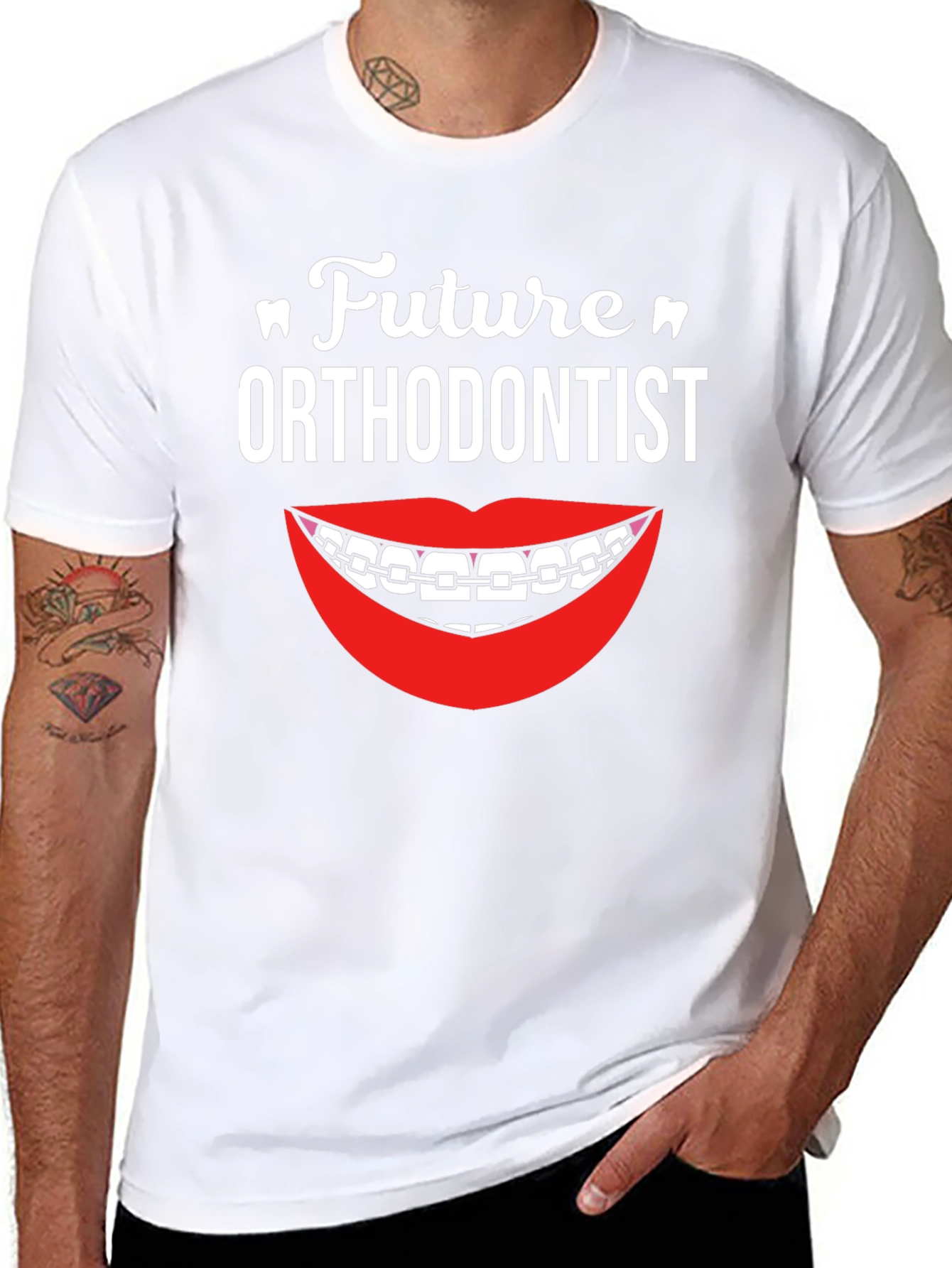Future Orthodontist T-Shirt - Braces Smile Design
