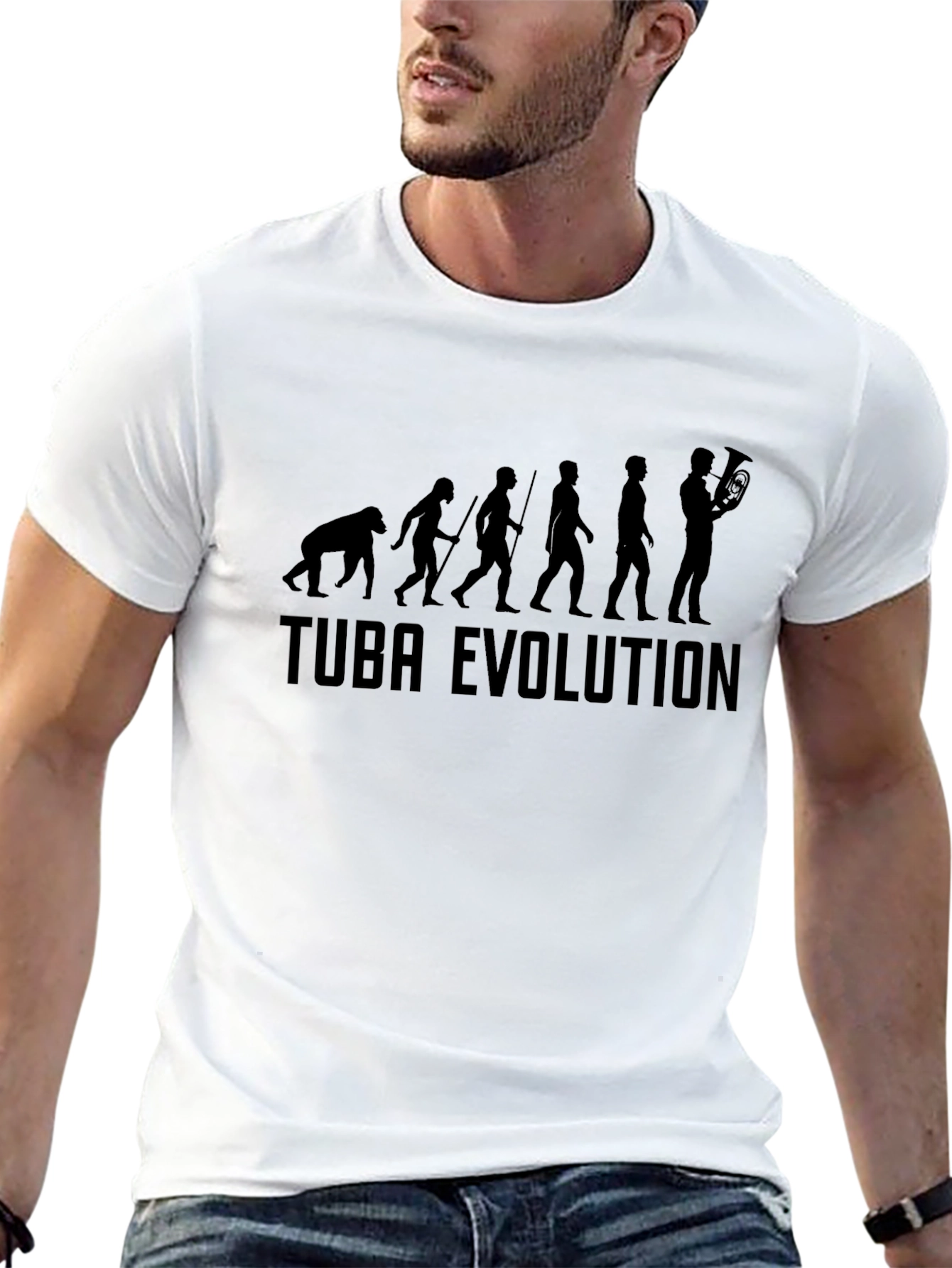 Tuba Evolution Black T-Shirt