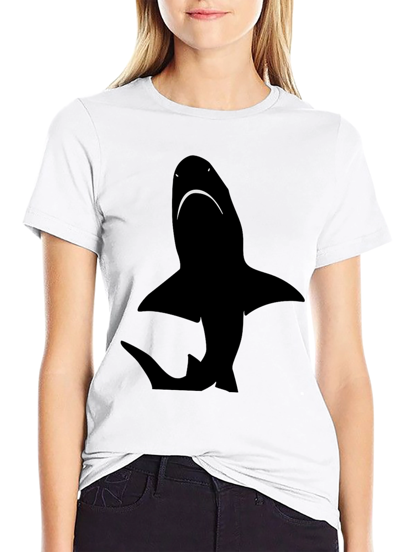 Black Shark Graphic T-Shirt - Cool & Casual