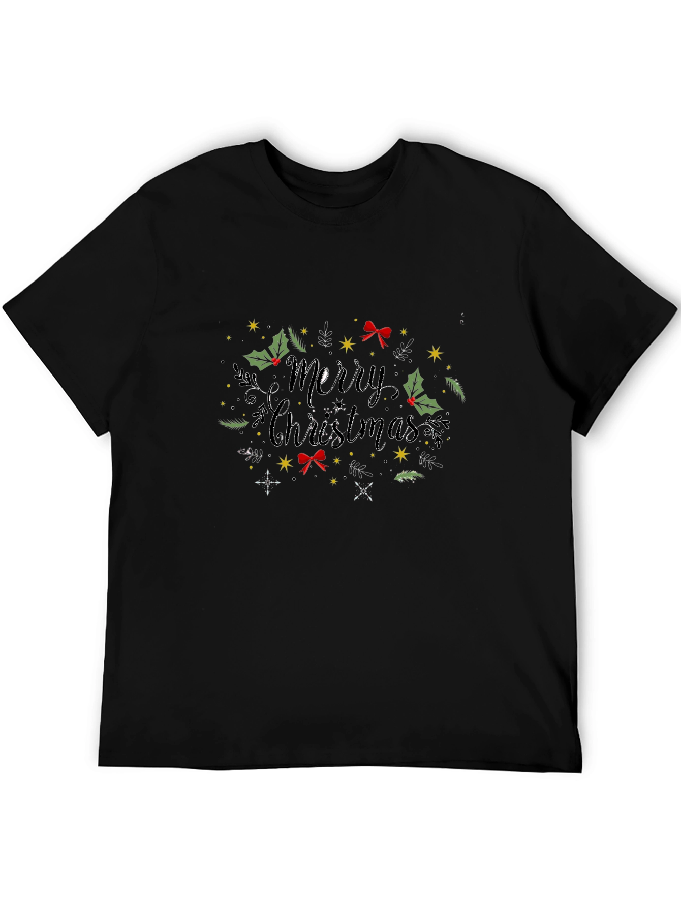 Merry Christmas Graphic Tee - Holiday Style