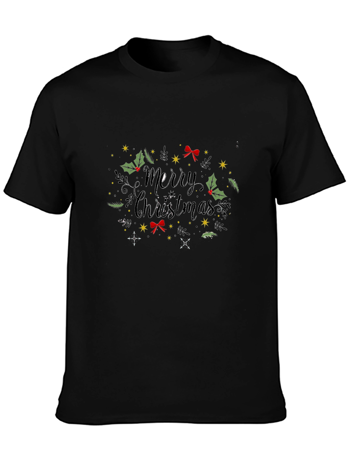 Merry Christmas Graphic Tee - Holiday Style
