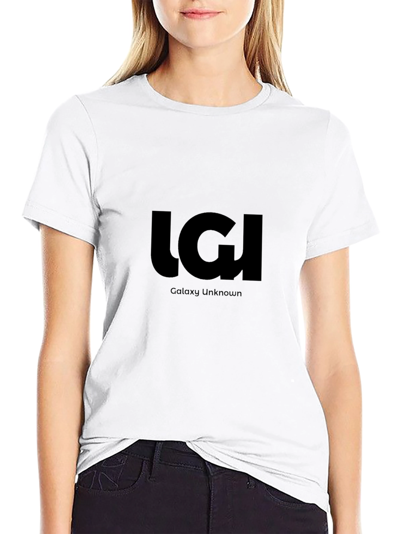 Galaxy Unknown Black T-Shirt: Modern Comfortable Fit
