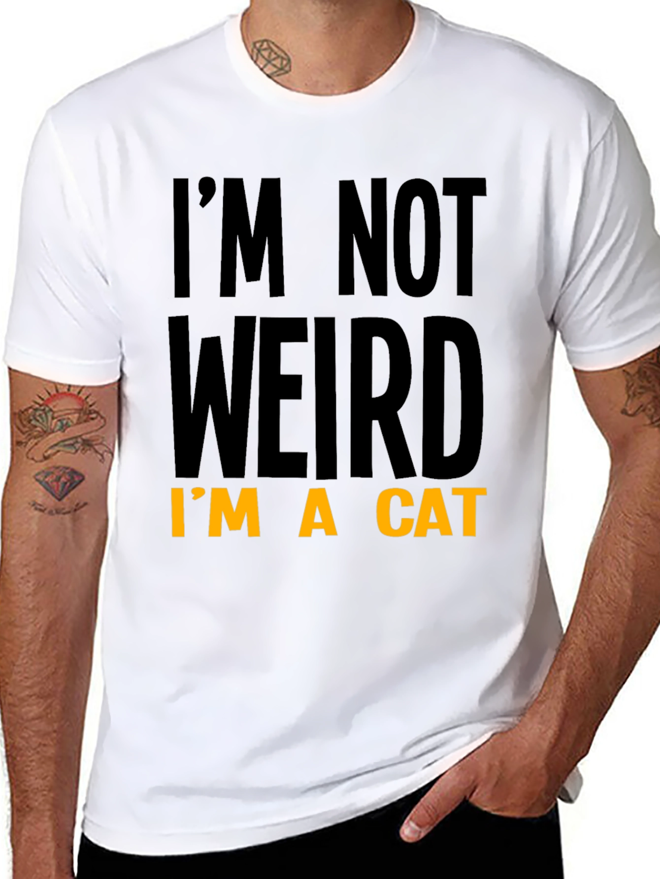 Funny Im Not Weird Im A Cat T-Shirt