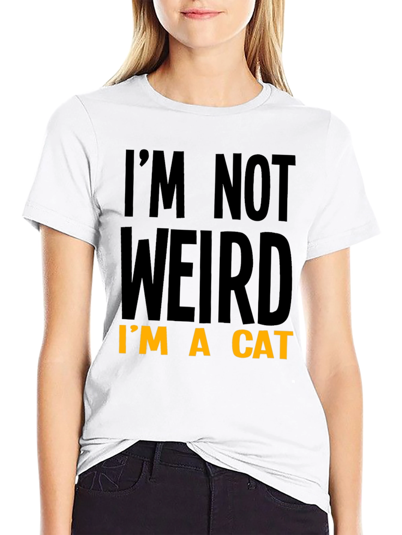 Funny Im Not Weird Im A Cat T-Shirt