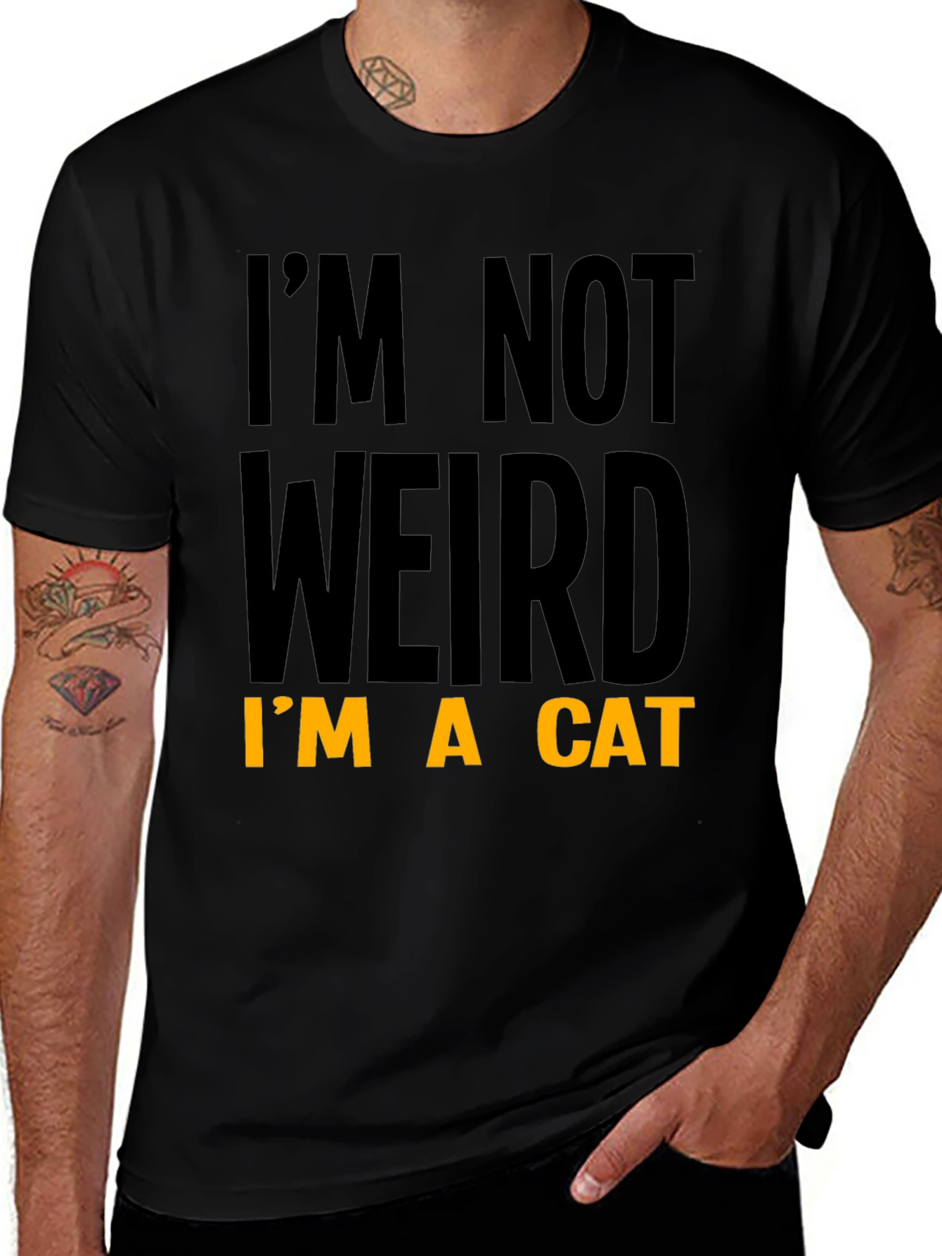 Funny Im Not Weird Im A Cat T-Shirt