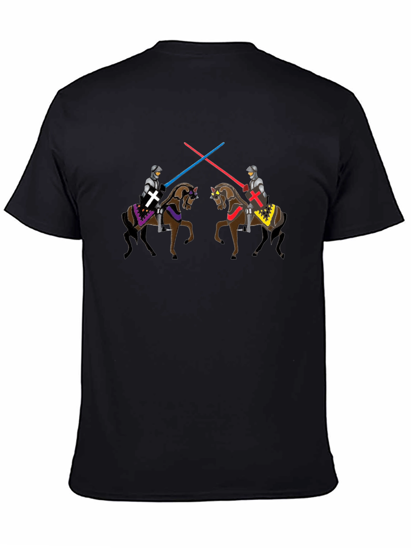 Jousting Knights Lightsaber T-Shirt