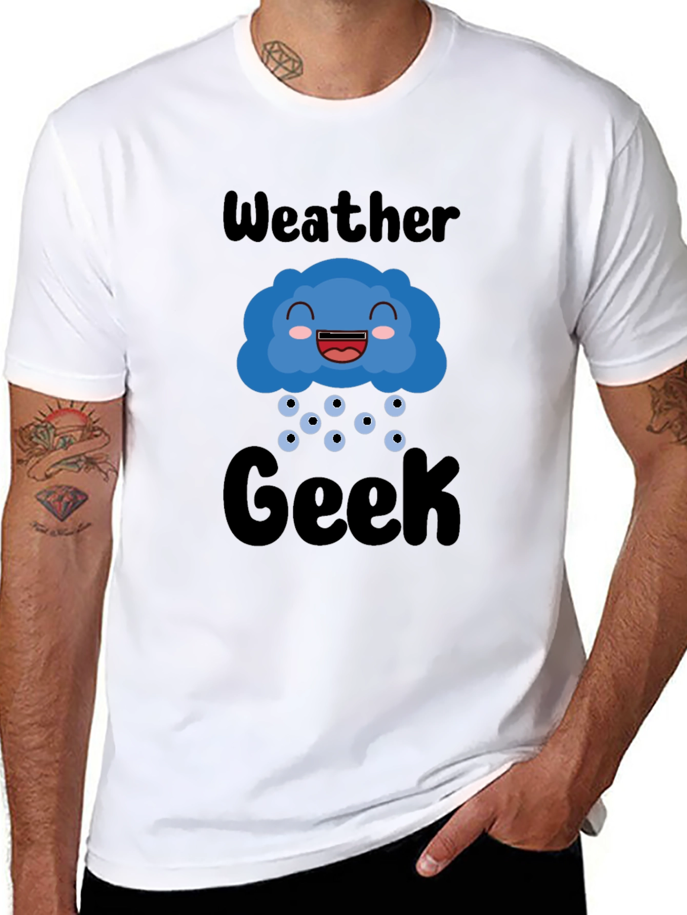 Weather Geek T-Shirt - Cute Cloud Design