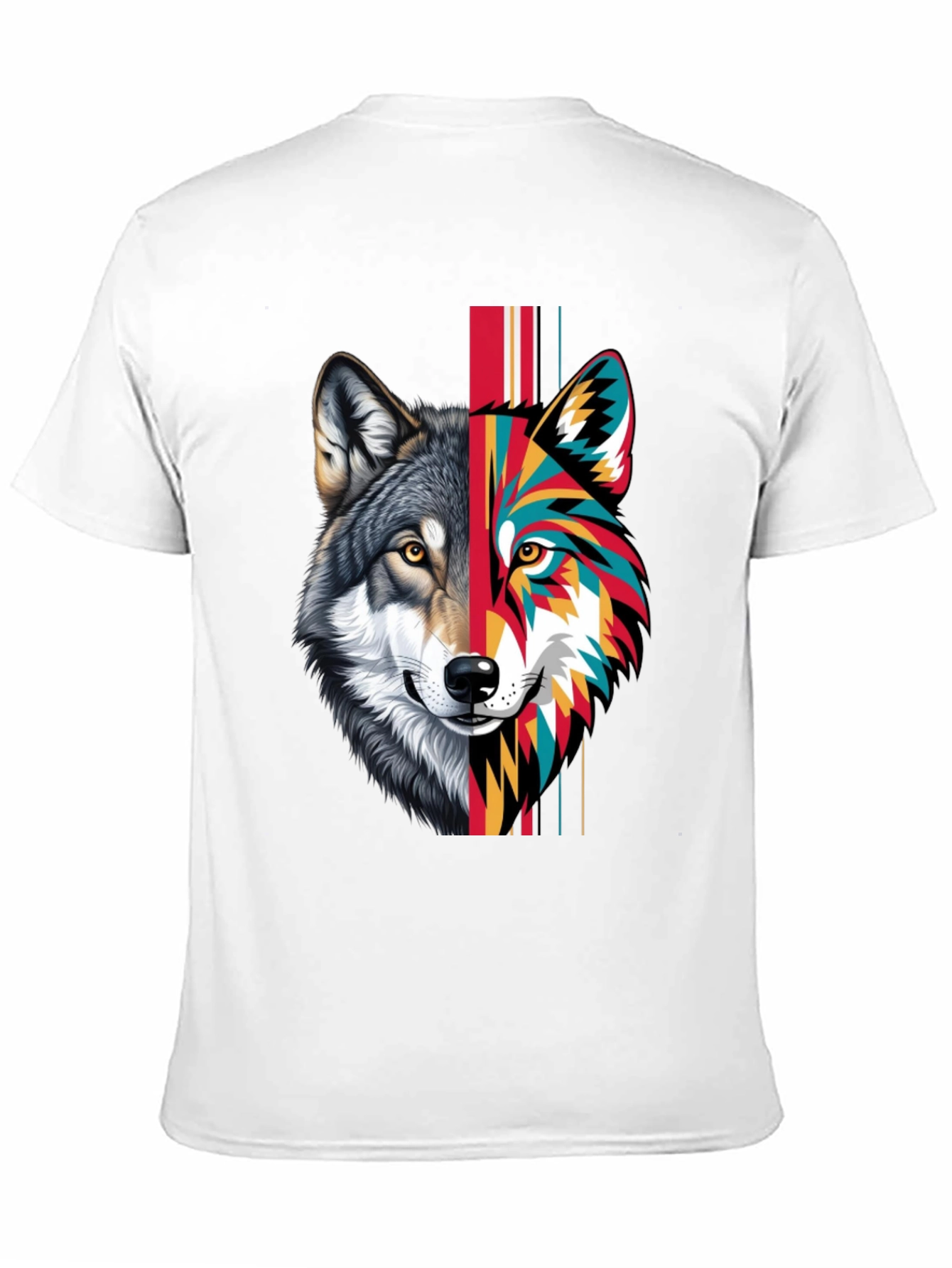 Wolf Graphic T-Shirt - Artistic Design Tee