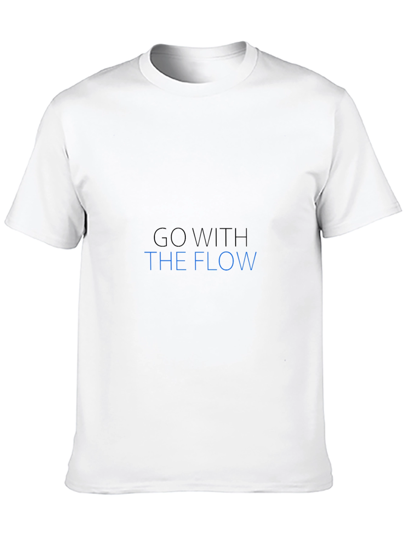 Go With The Flow Black T-Shirt