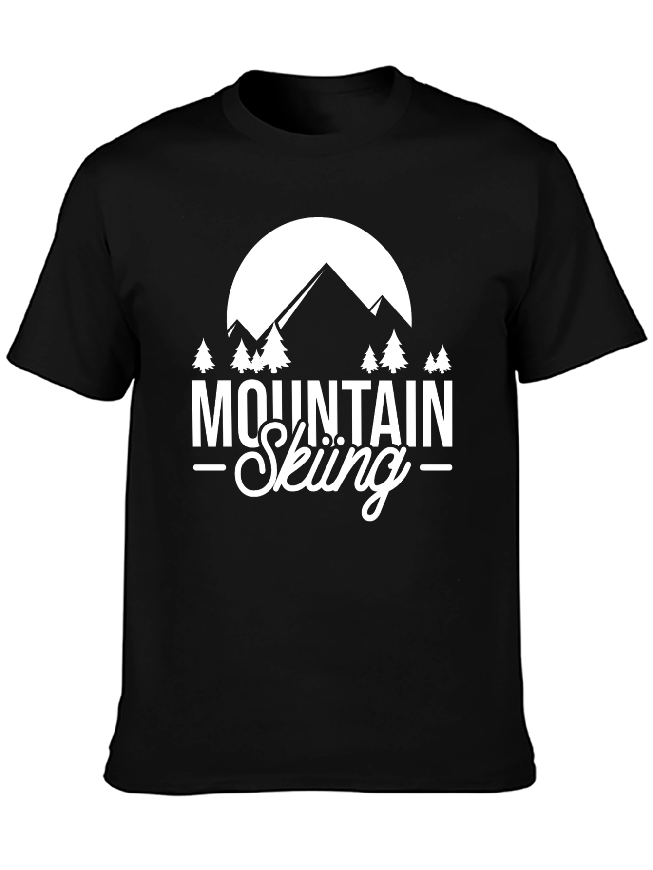 Mountain Skiing Graphic Tee