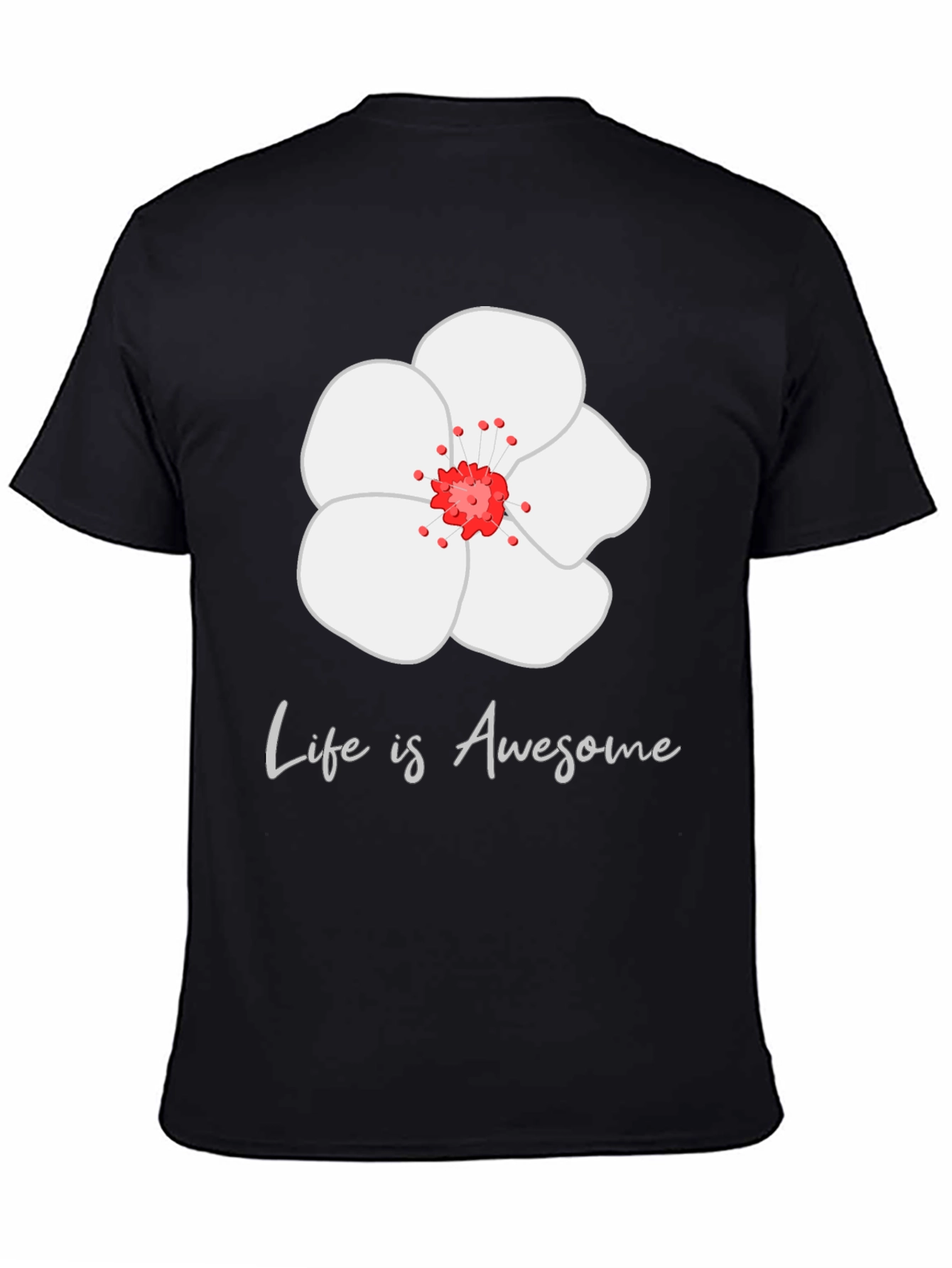 Life is Awesome Floral Tee