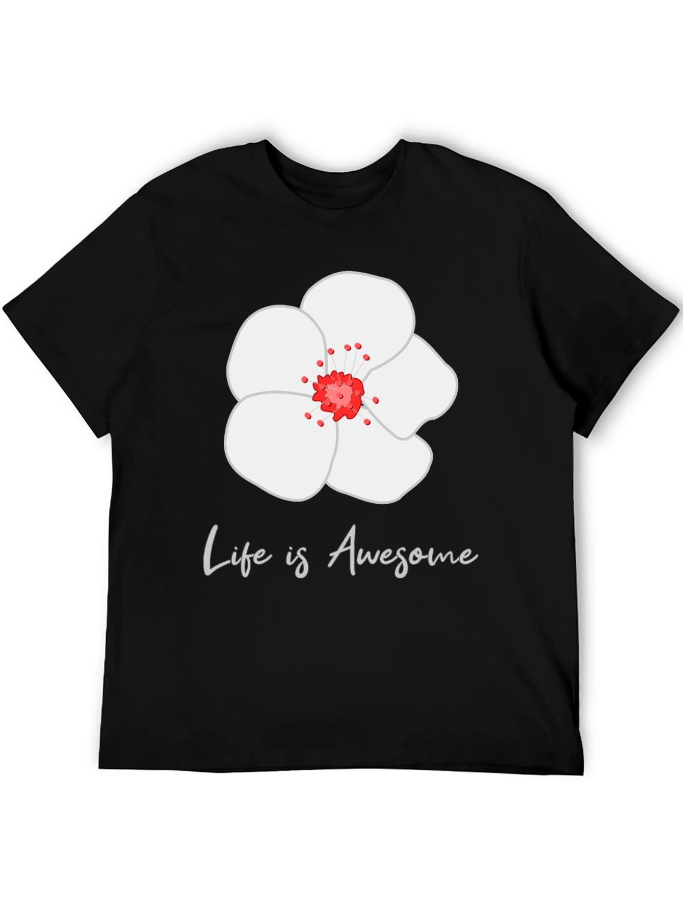 Life is Awesome Floral Tee