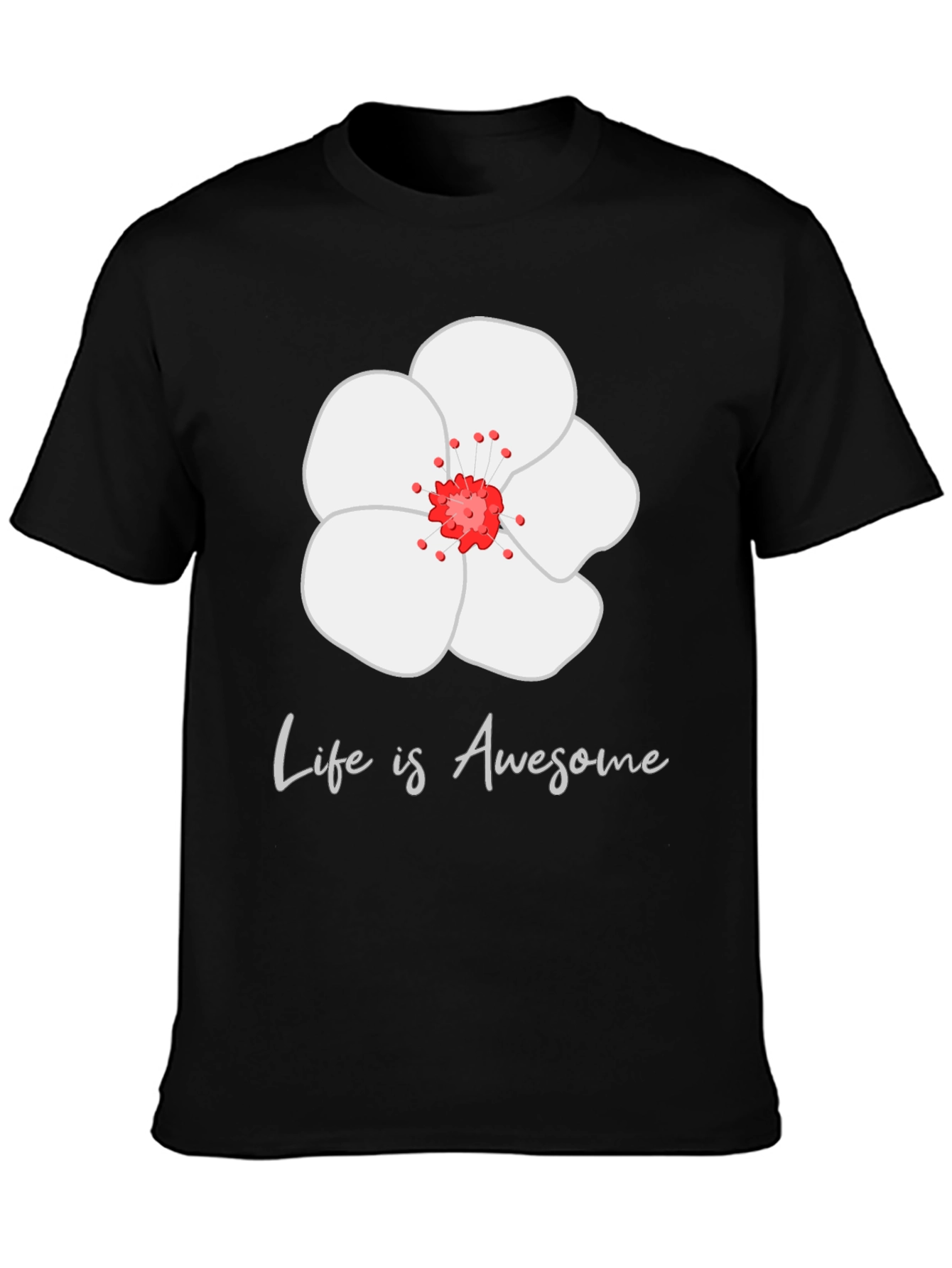 Life is Awesome Floral Tee