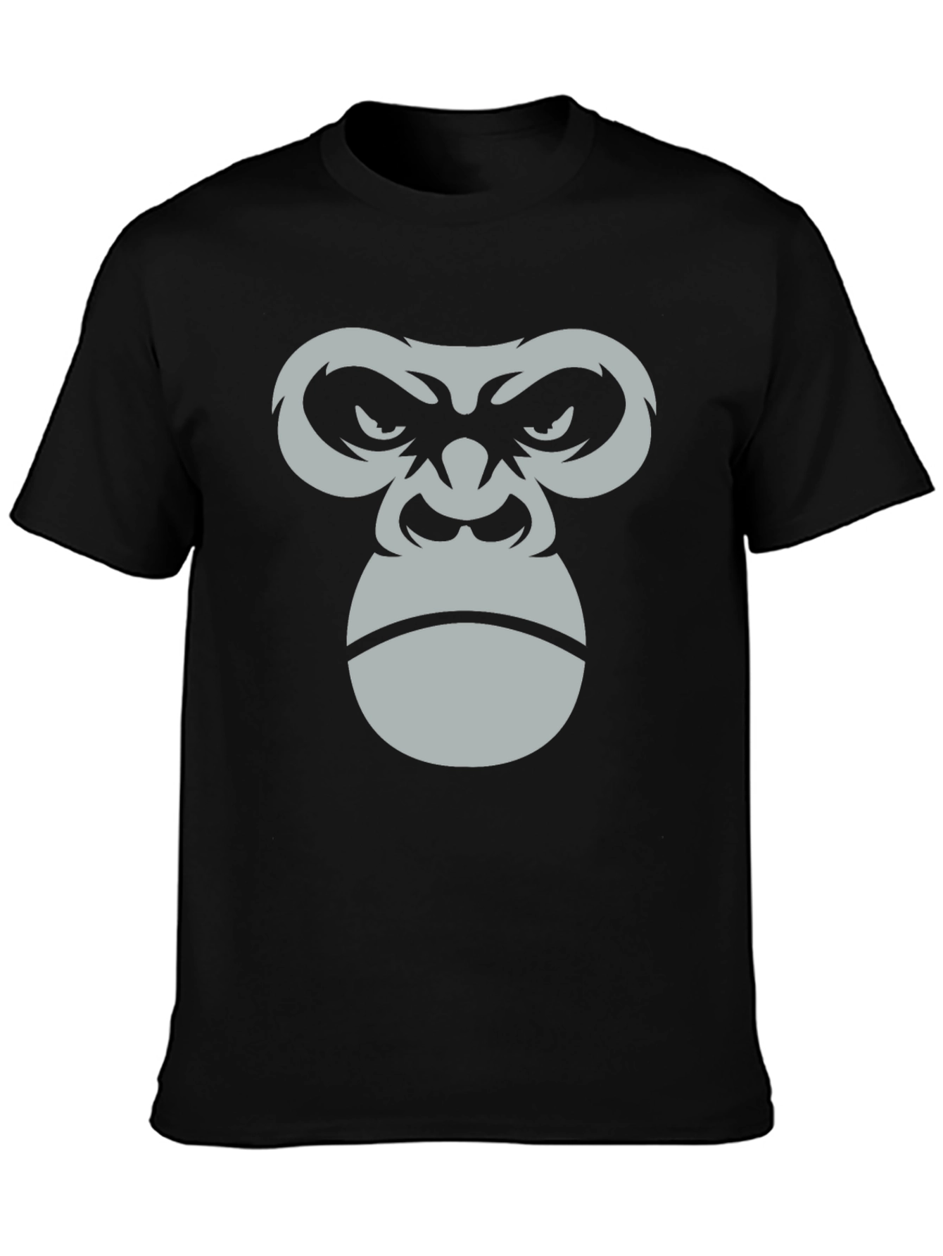 Angry Gorilla Graphic T-Shirt - Black