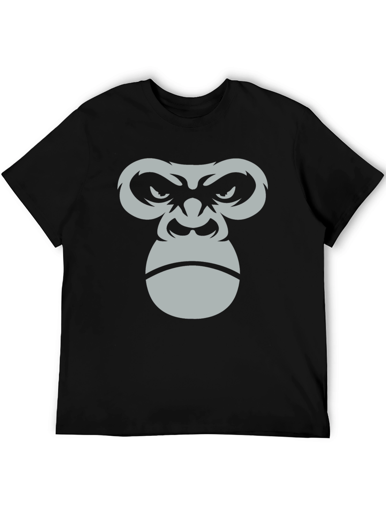 Angry Gorilla Graphic T-Shirt - Black