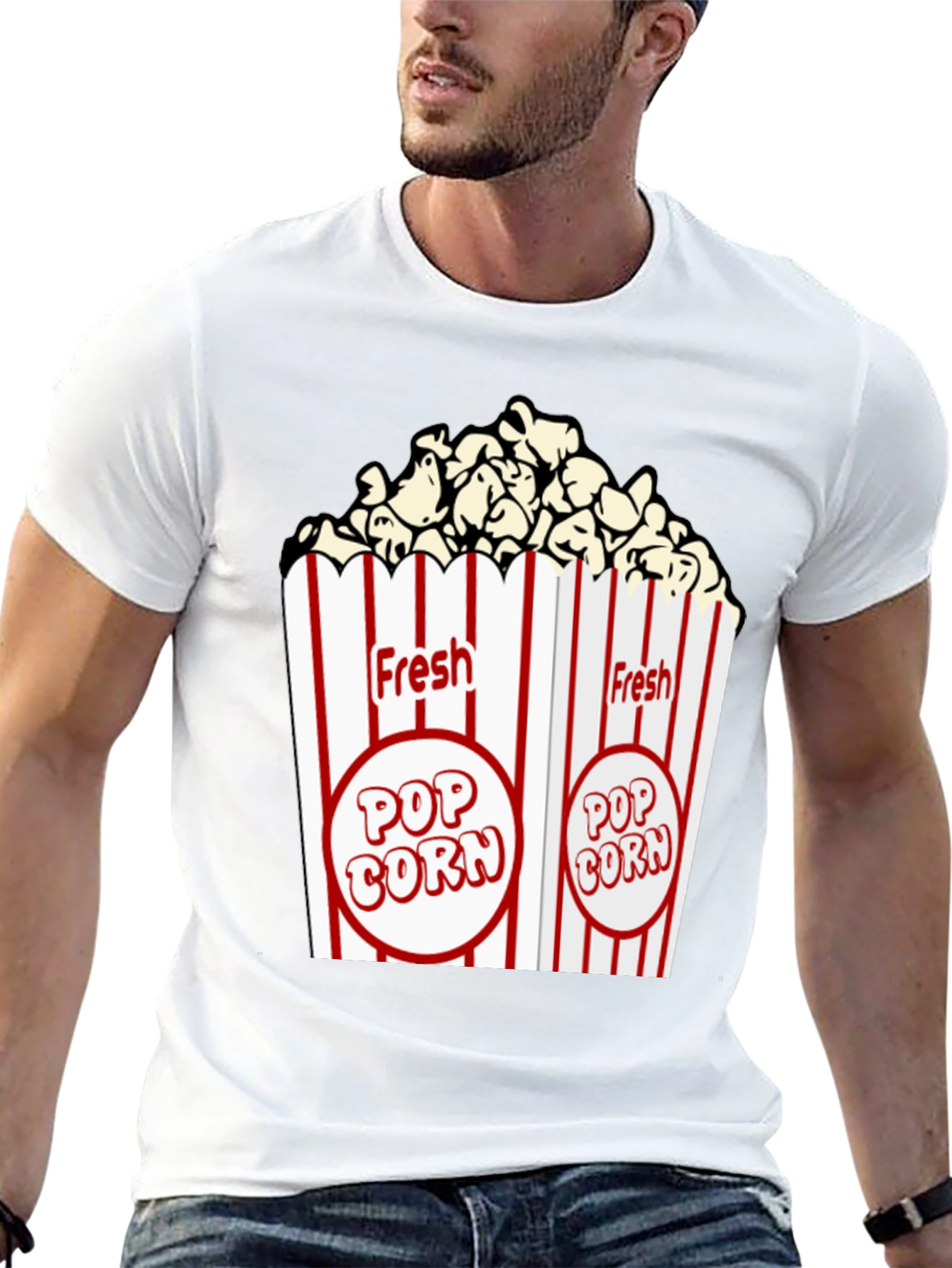 Fresh Popcorn Graphic T-Shirt