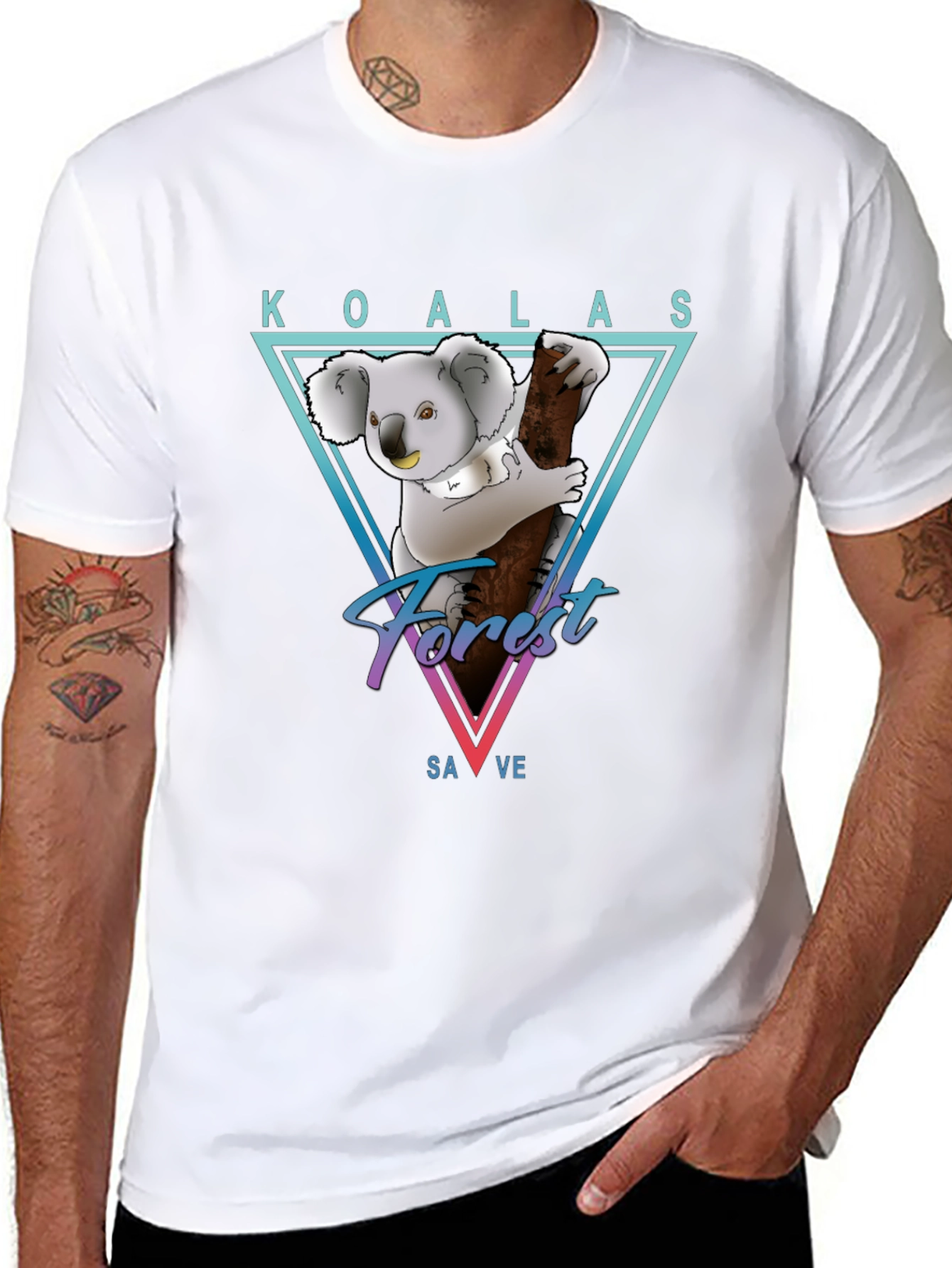 Save Koalas T-Shirt - Forest Conservation Tee
