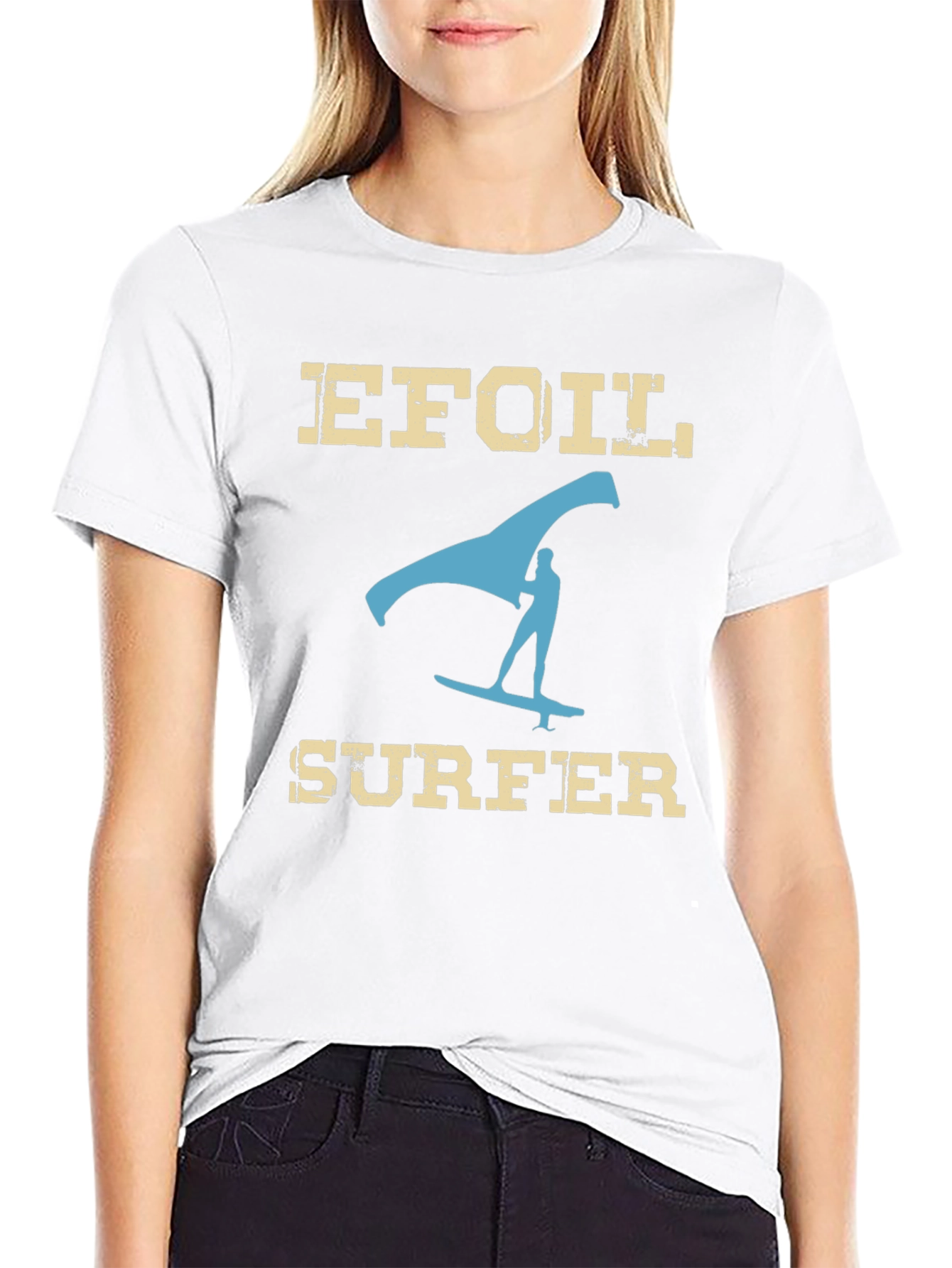 Efoil Surfer Graphic T-Shirt - Ride the Wave!