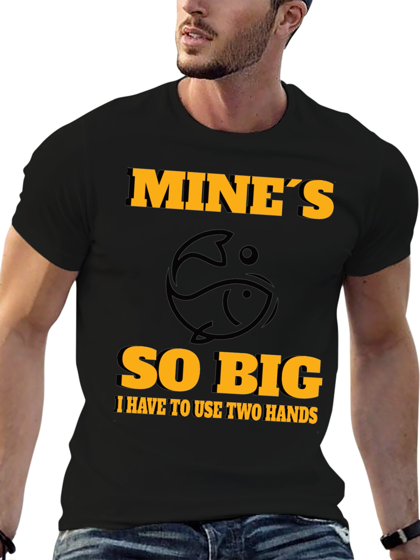 Mines So Big Fishing T-Shirt - Humor Tee