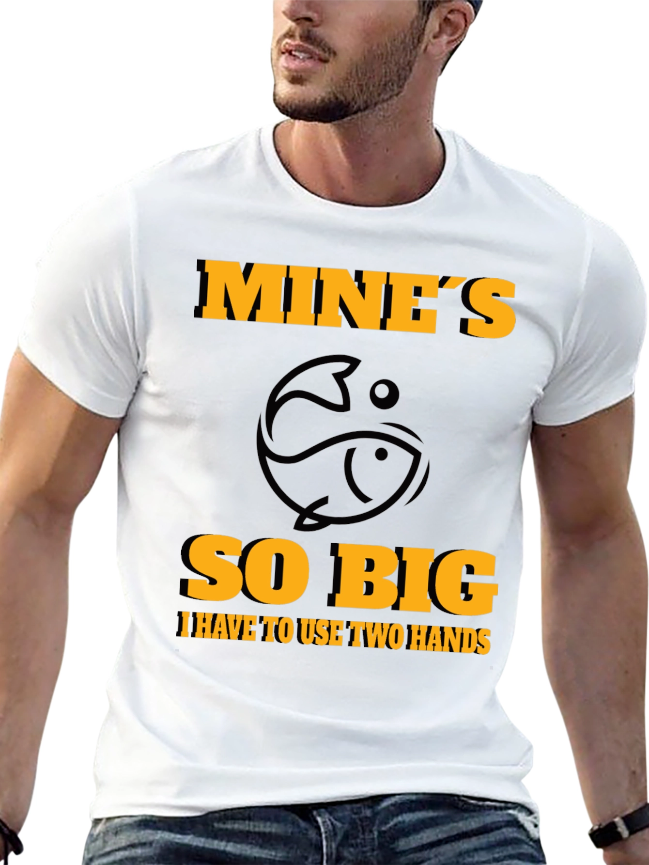 Mines So Big Fishing T-Shirt - Humor Tee