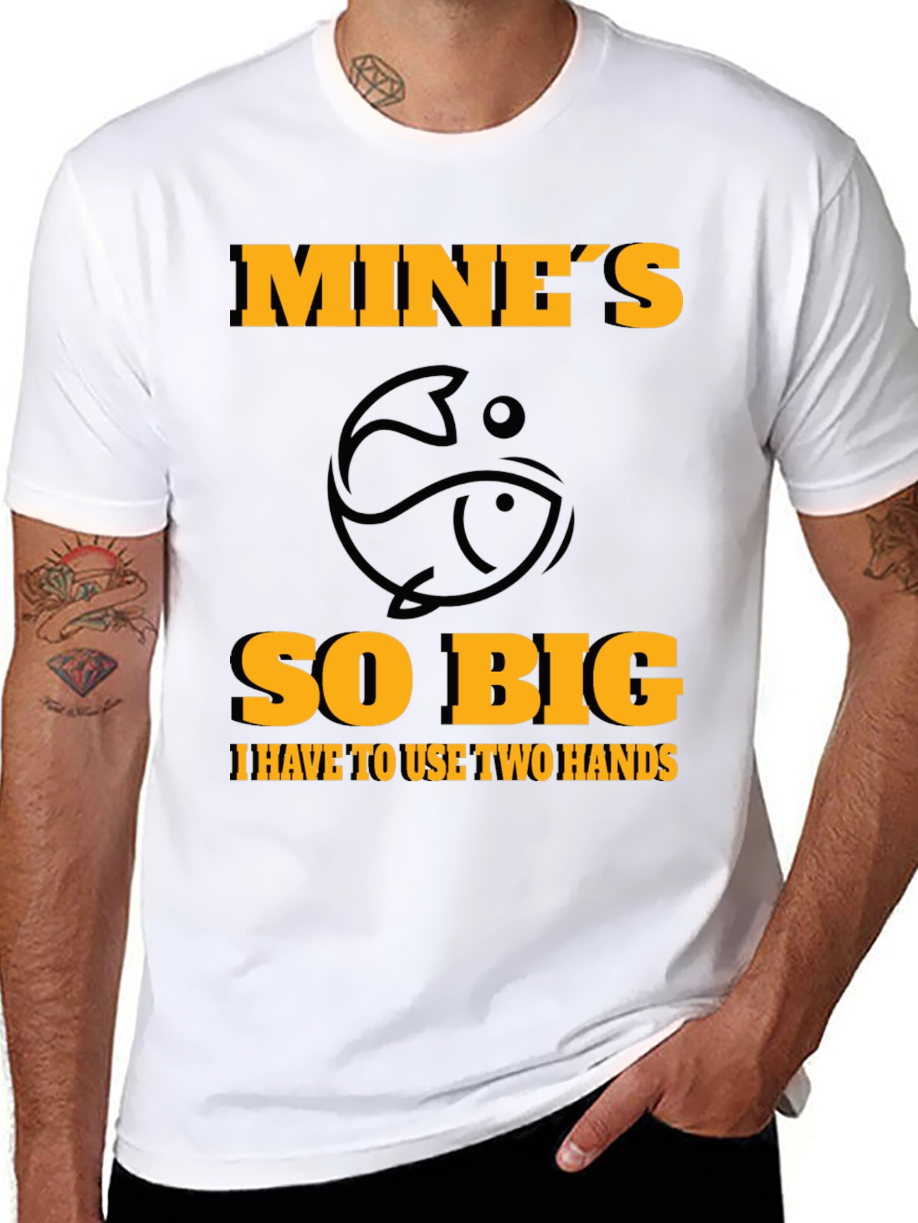 Mines So Big Fishing T-Shirt - Humor Tee