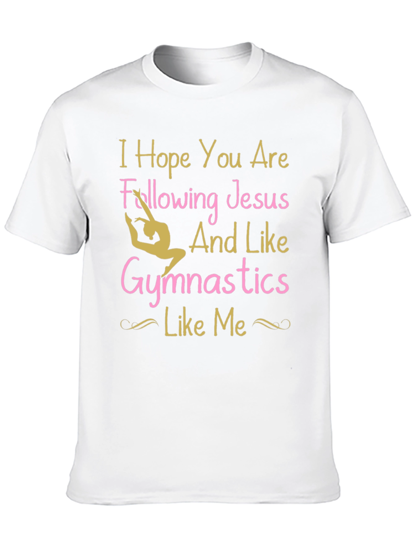 Gymnastics Jesus T-Shirt - Christian Gymnast Tee