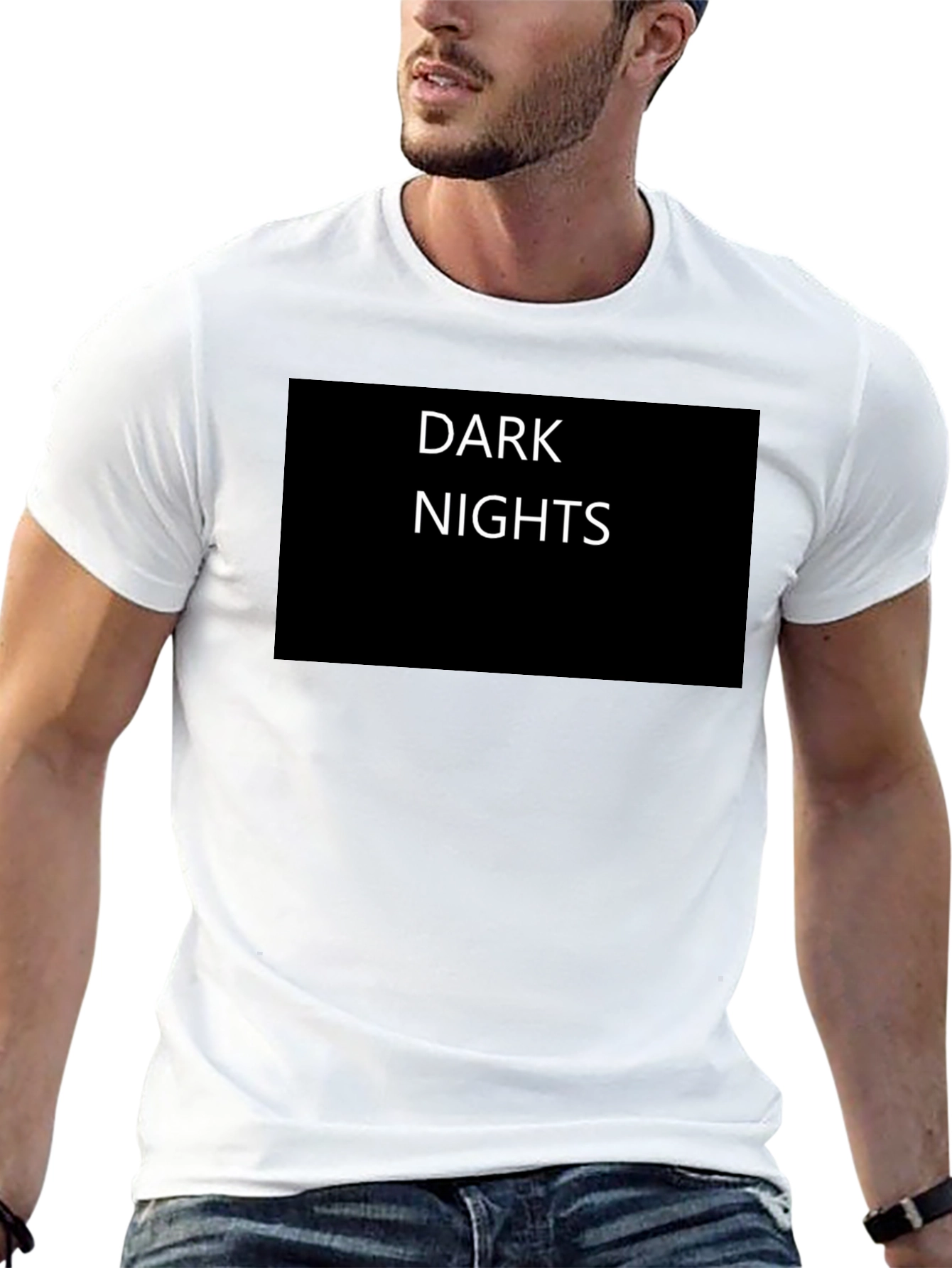 Dark Nights Graphic T-Shirt - Casual Style
