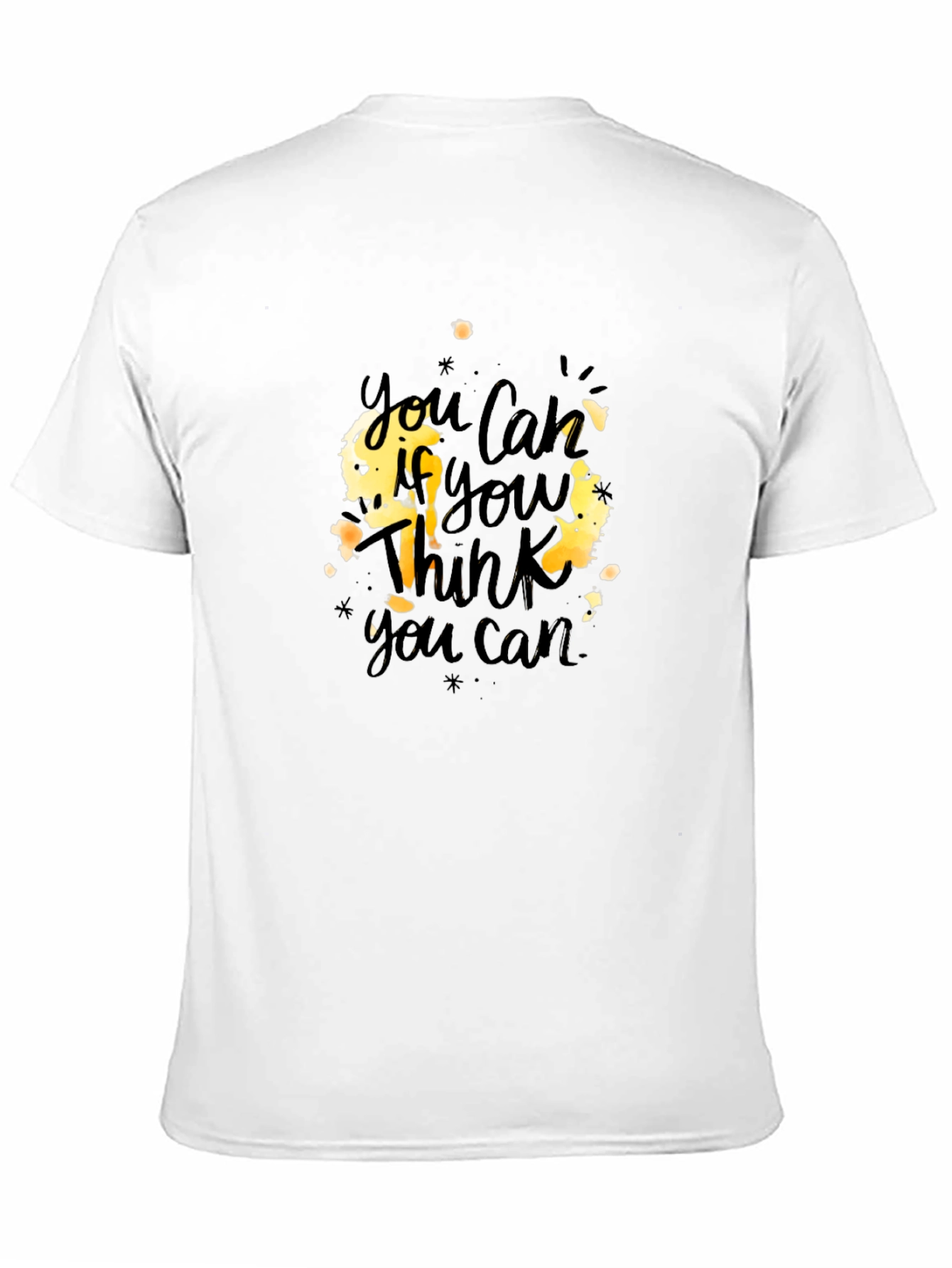 Motivational You Can Black T-Shirt