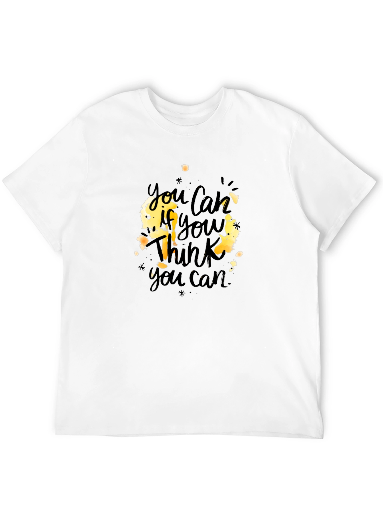 Motivational You Can Black T-Shirt
