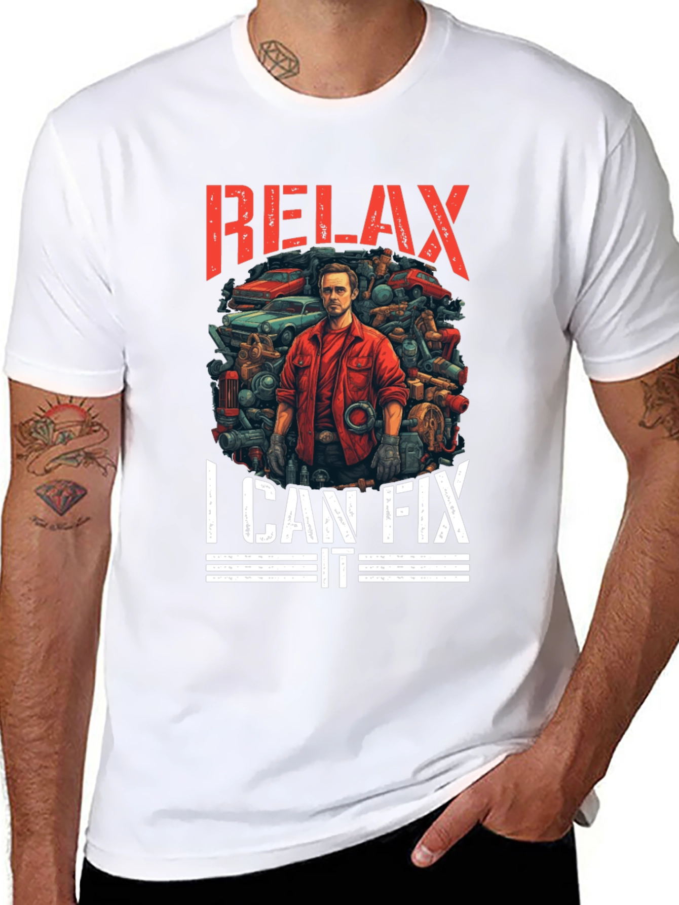 Relax I Can Fix It - Mechanic T-Shirt