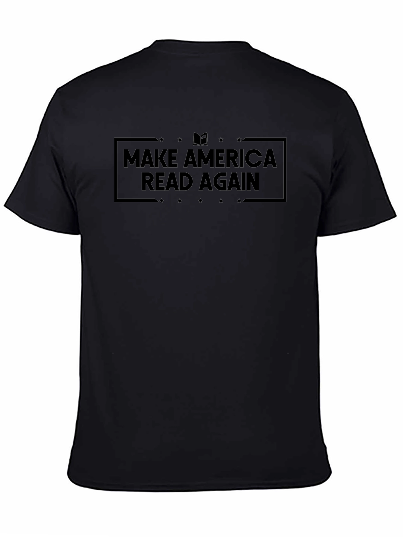 Make America Read Again Black Graphic Tee