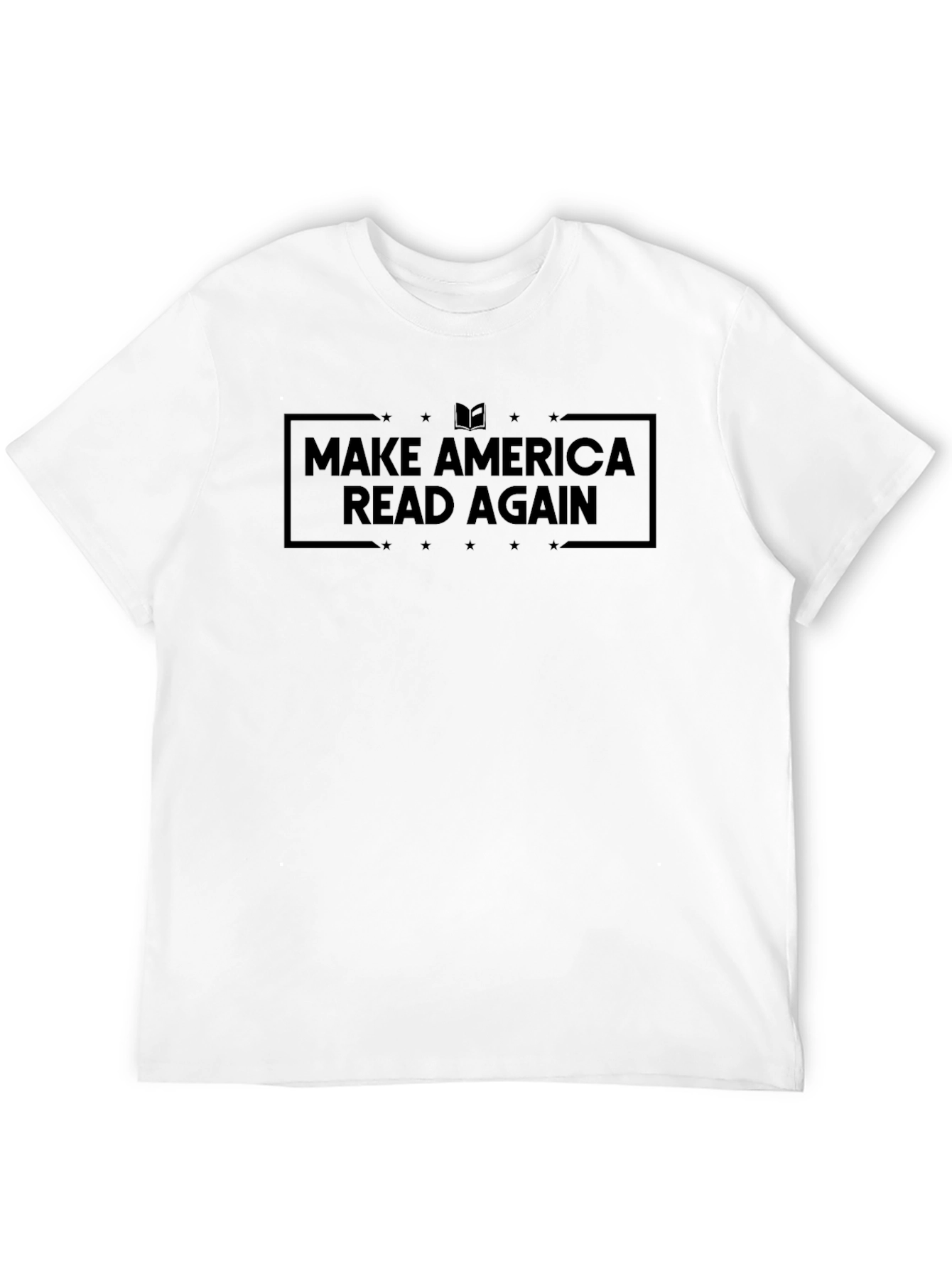 Make America Read Again Black Graphic Tee