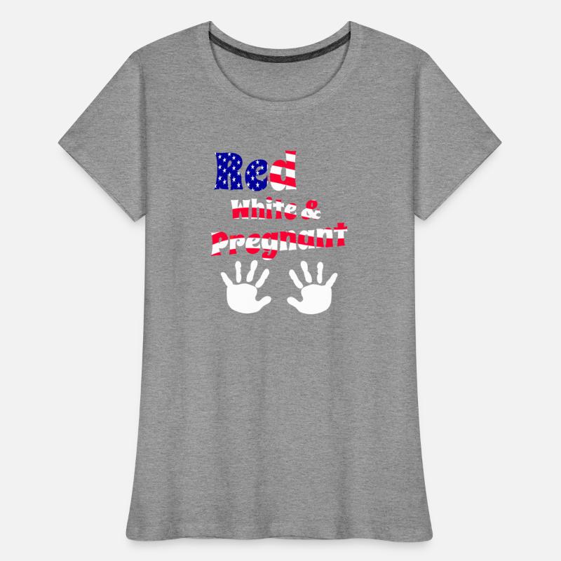 4th of July Pregnancy Red White and Pregnant