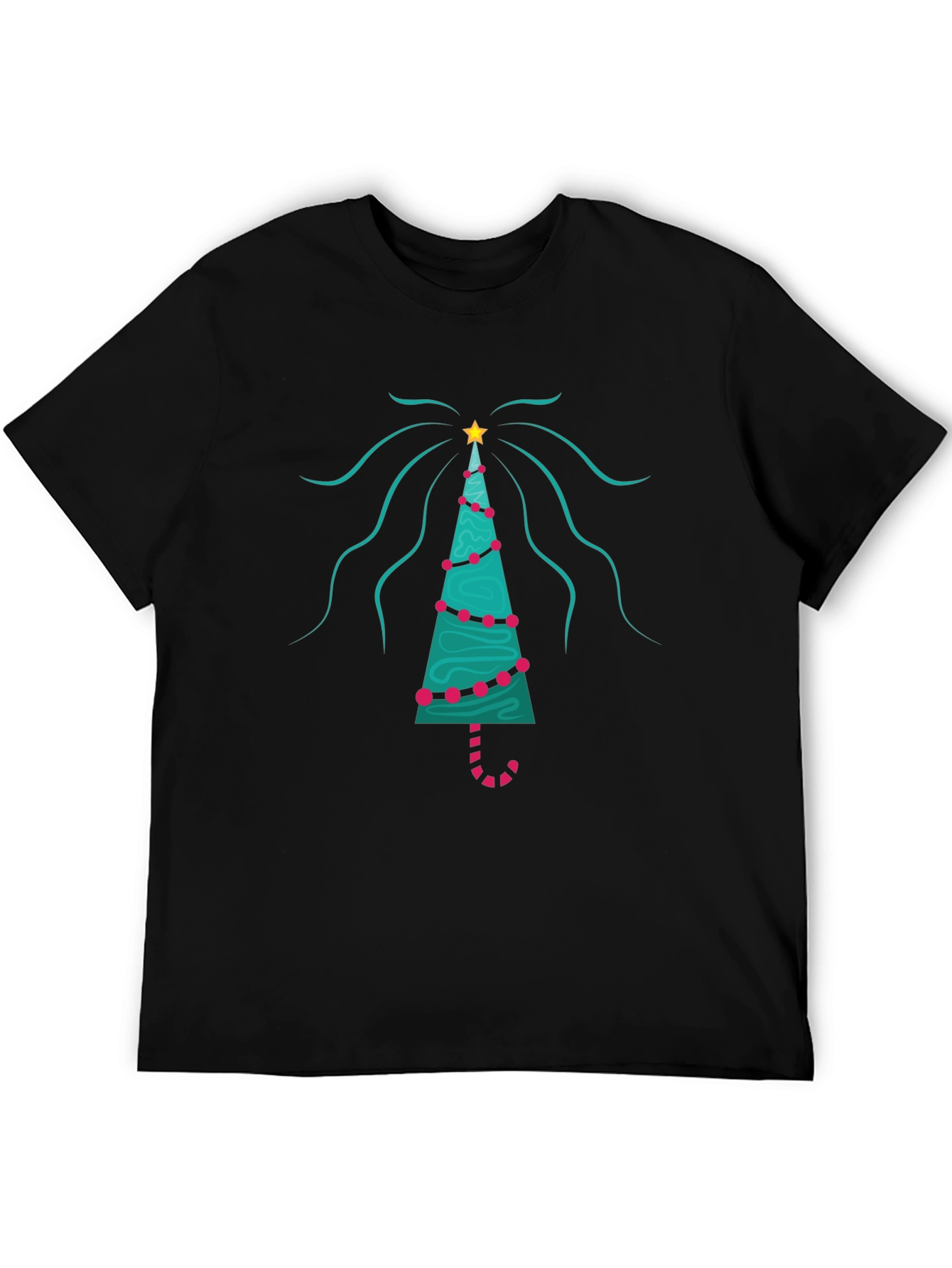 Festive Christmas Tree Graphic Tee