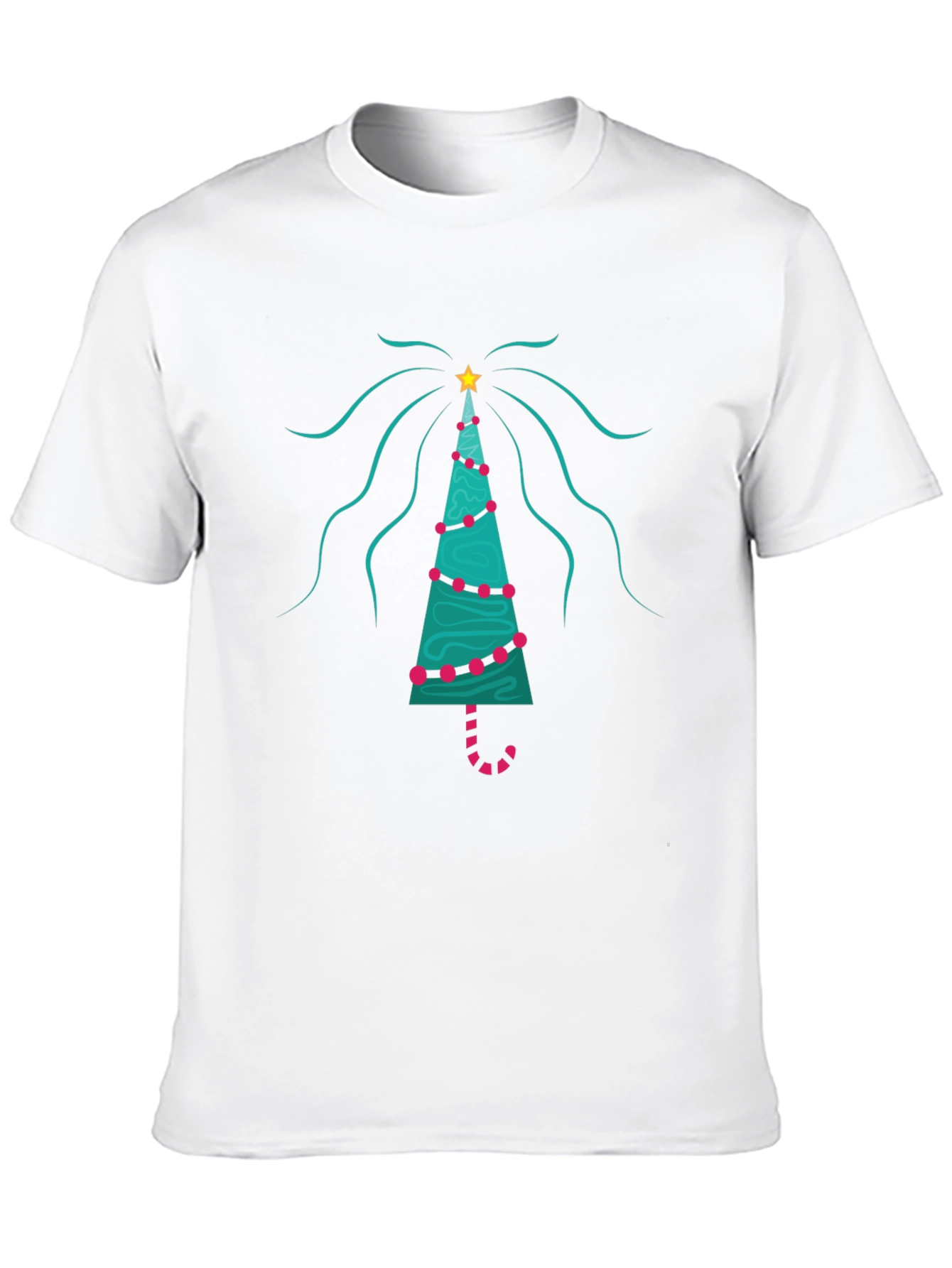 Festive Christmas Tree Graphic Tee