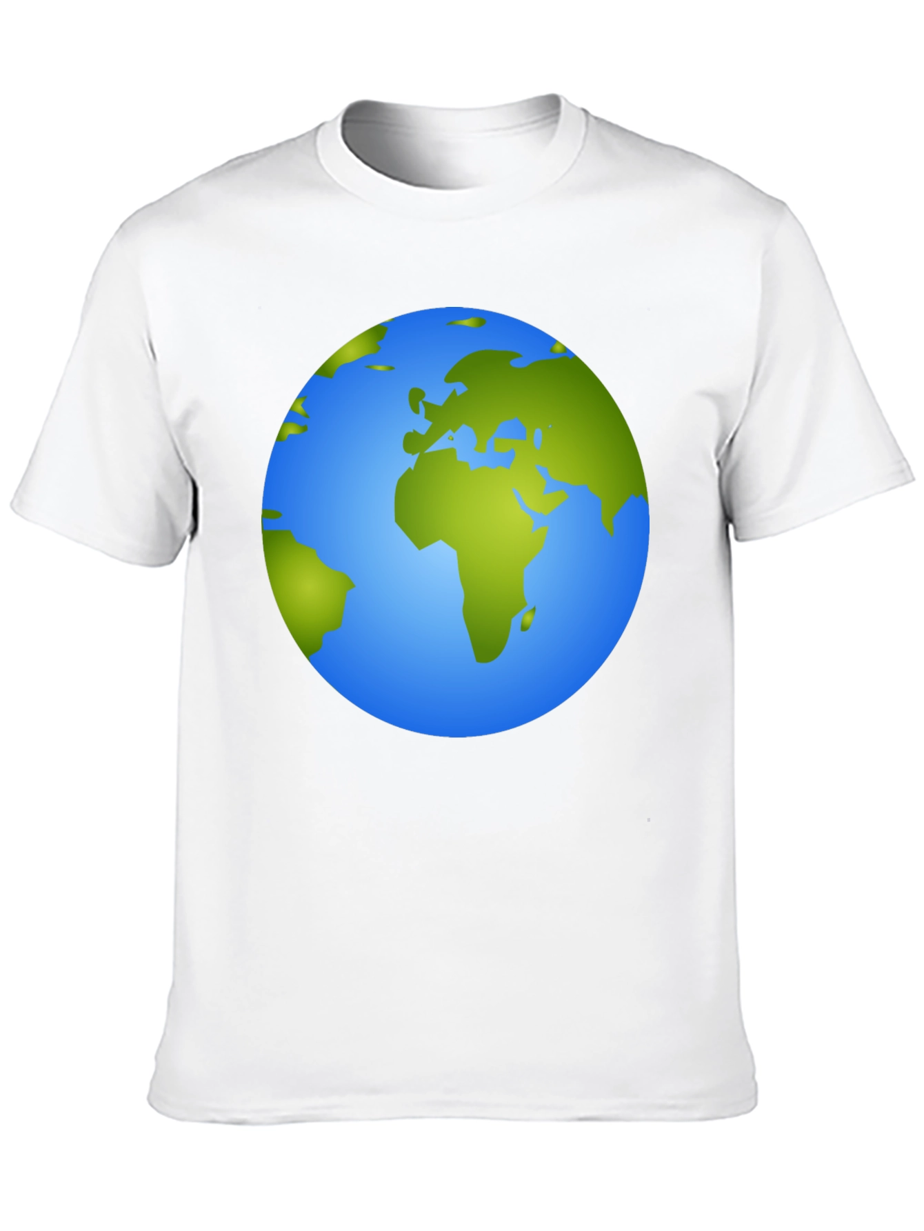 Earth Graphic Tee - Black Cotton Comfort