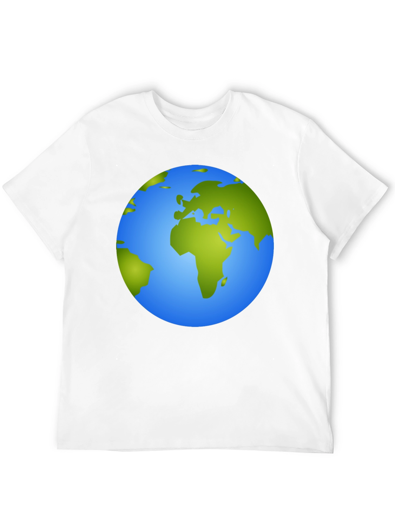Earth Graphic Tee - Black Cotton Comfort