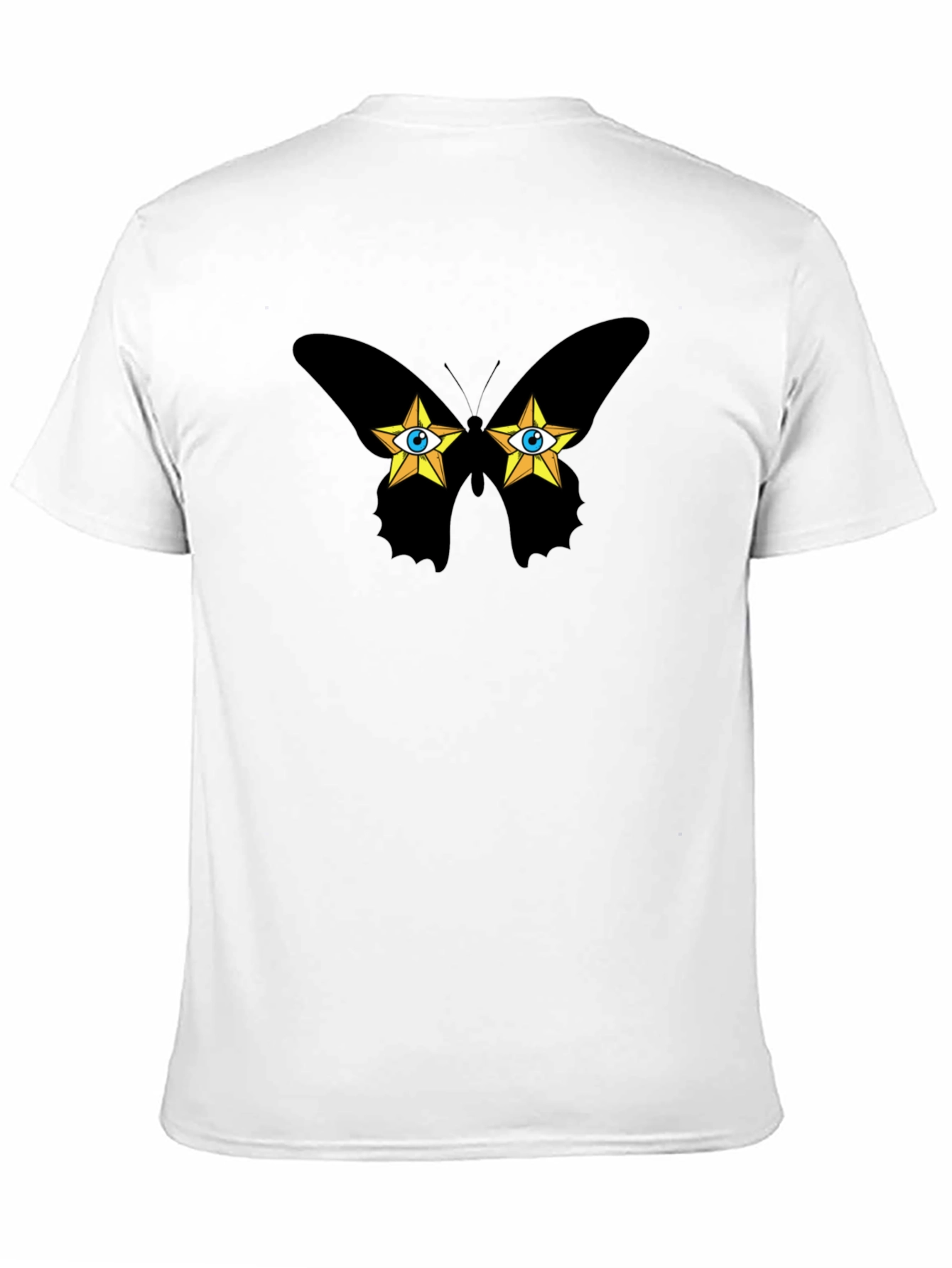 Butterfly Star Eyes Graphic T-Shirt - Soft Cotton Tee