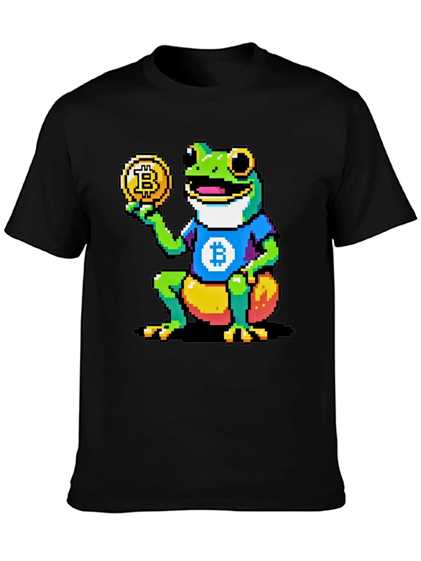 Bitcoin Frog Pixel Art T-Shirt