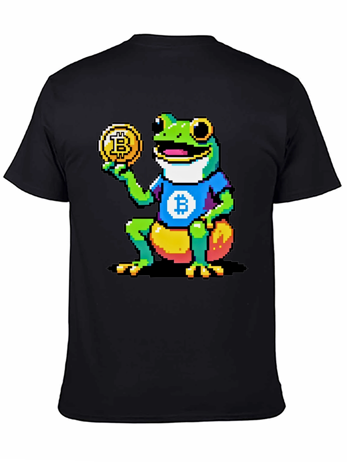 Bitcoin Frog Pixel Art T-Shirt